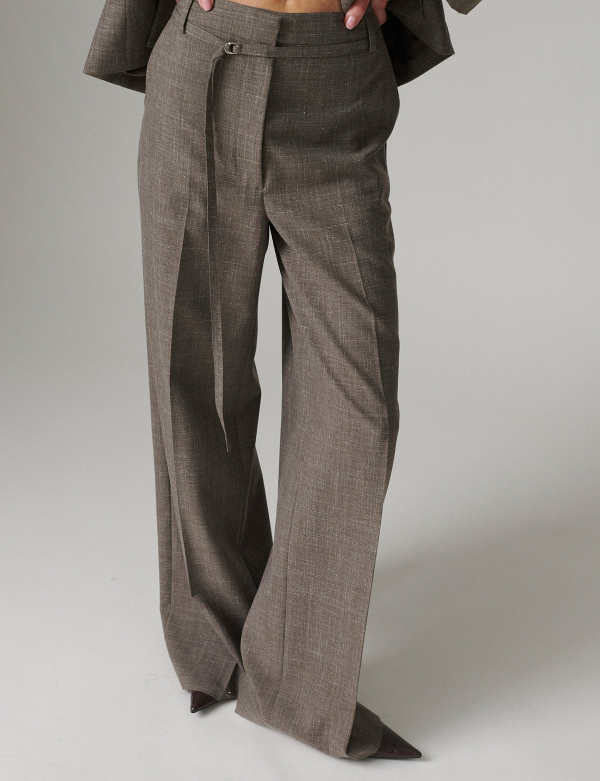 DAY Birger ét Mikkelsen DayElina - Essential - Pants Pants 500188 Walnut Melange