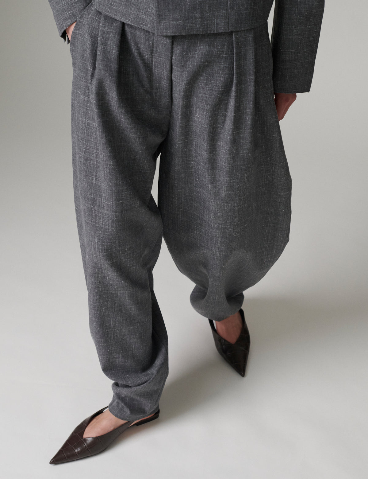 DAY Birger ét Mikkelsen DayHedi - Essential - Pants Pants 500006 Medium Grey Melange