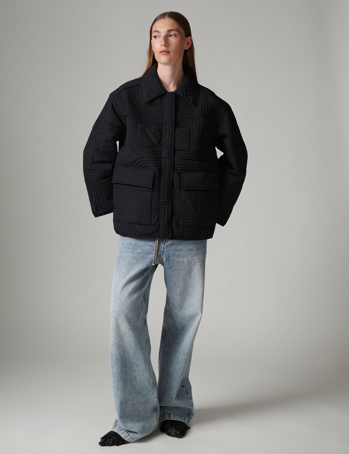 DAY Birger ét Mikkelsen DayKojo - Rhombus quilt - Jacket Jacket 190303 Black