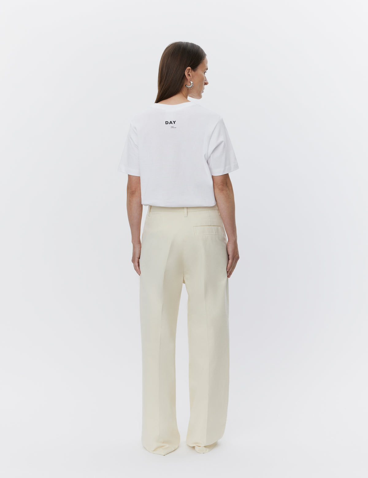 DAY Birger ét Mikkelsen Drew - Heavy Jersey Tops & T-Shirts 110601 Bright White