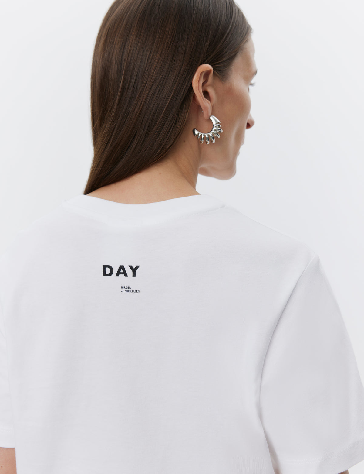 DAY Birger ét Mikkelsen Drew - Heavy Jersey Tops & T-Shirts 110601 Bright White