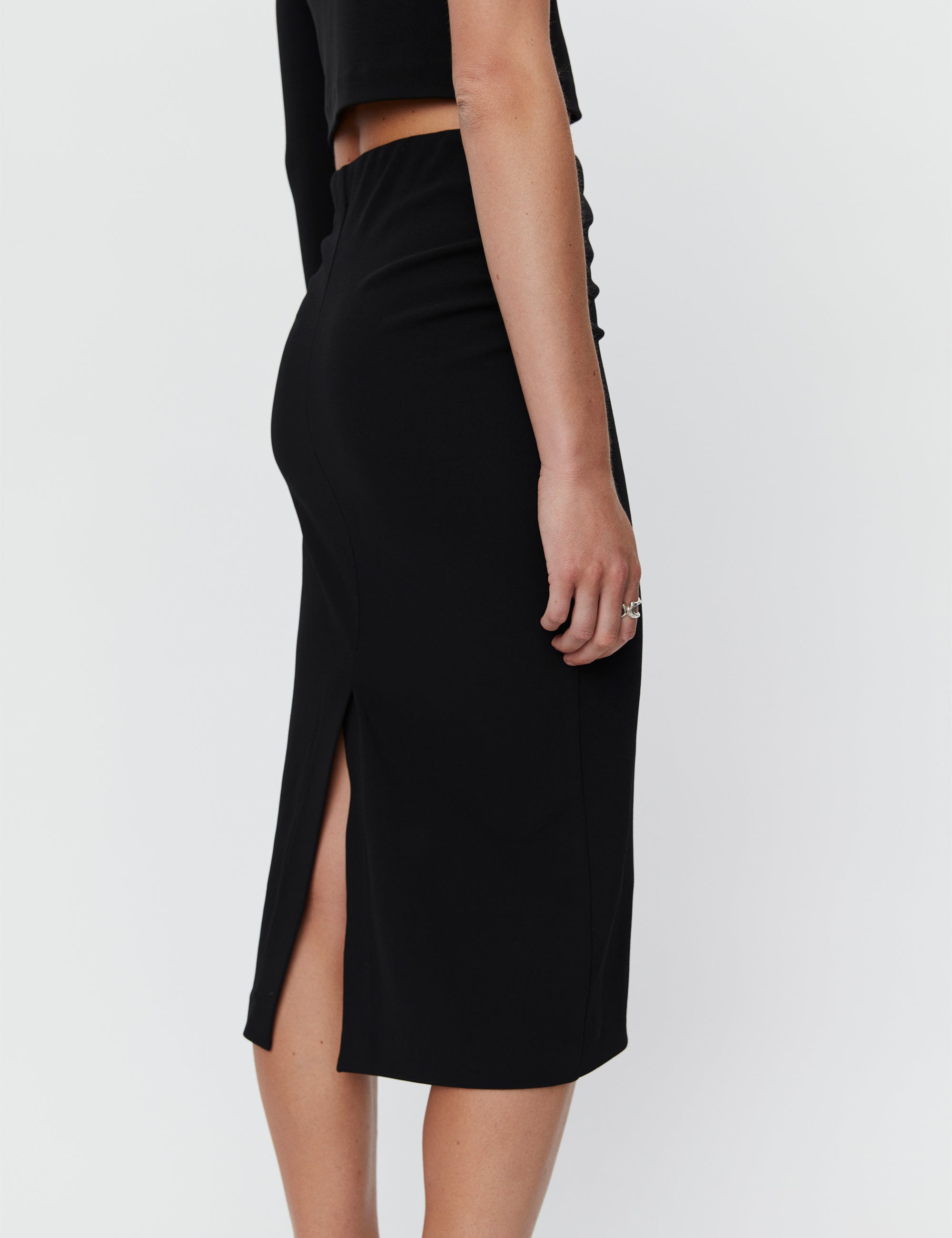 DAY Birger ét Mikkelsen Duncan - All Day Jersey Skirt 190303 Black