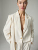 Edie - Classic Gabardine - Blazer - Ivory Shade