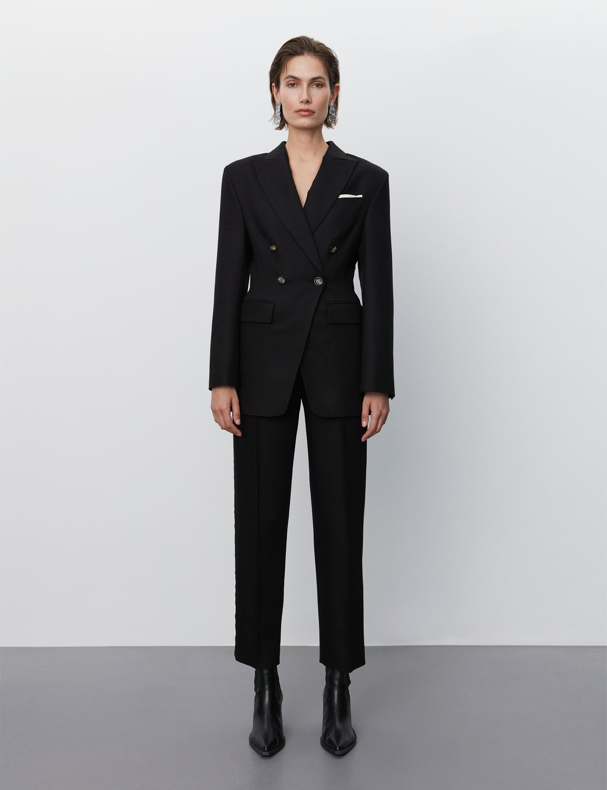 DAY Birger ét Mikkelsen Elenora - Delicate Wool Twill Blazer 190303 BLACK