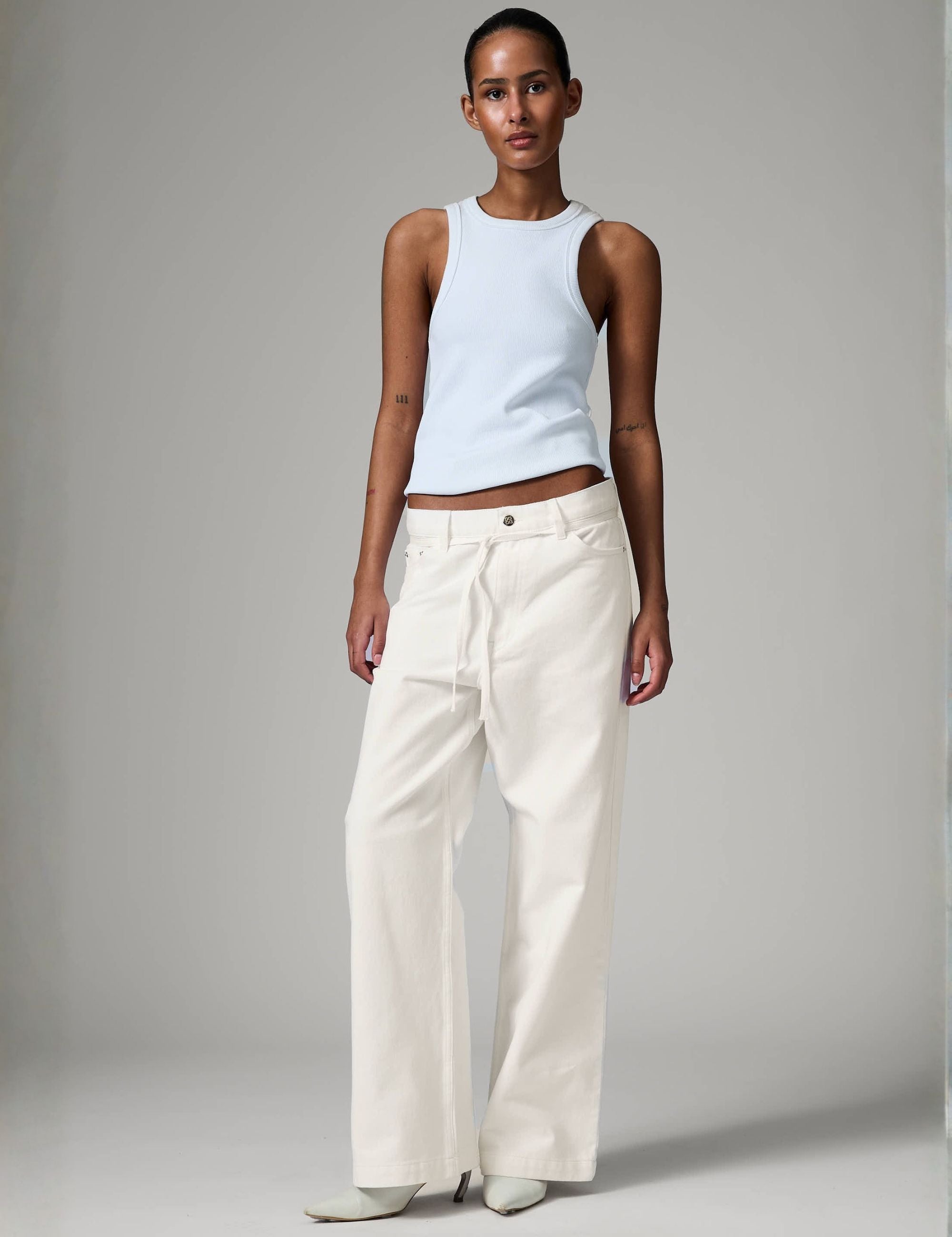 DAY Birger ét Mikkelsen Elijah - Soft White Denim - Jeans Jeans 110605 Jet Stream