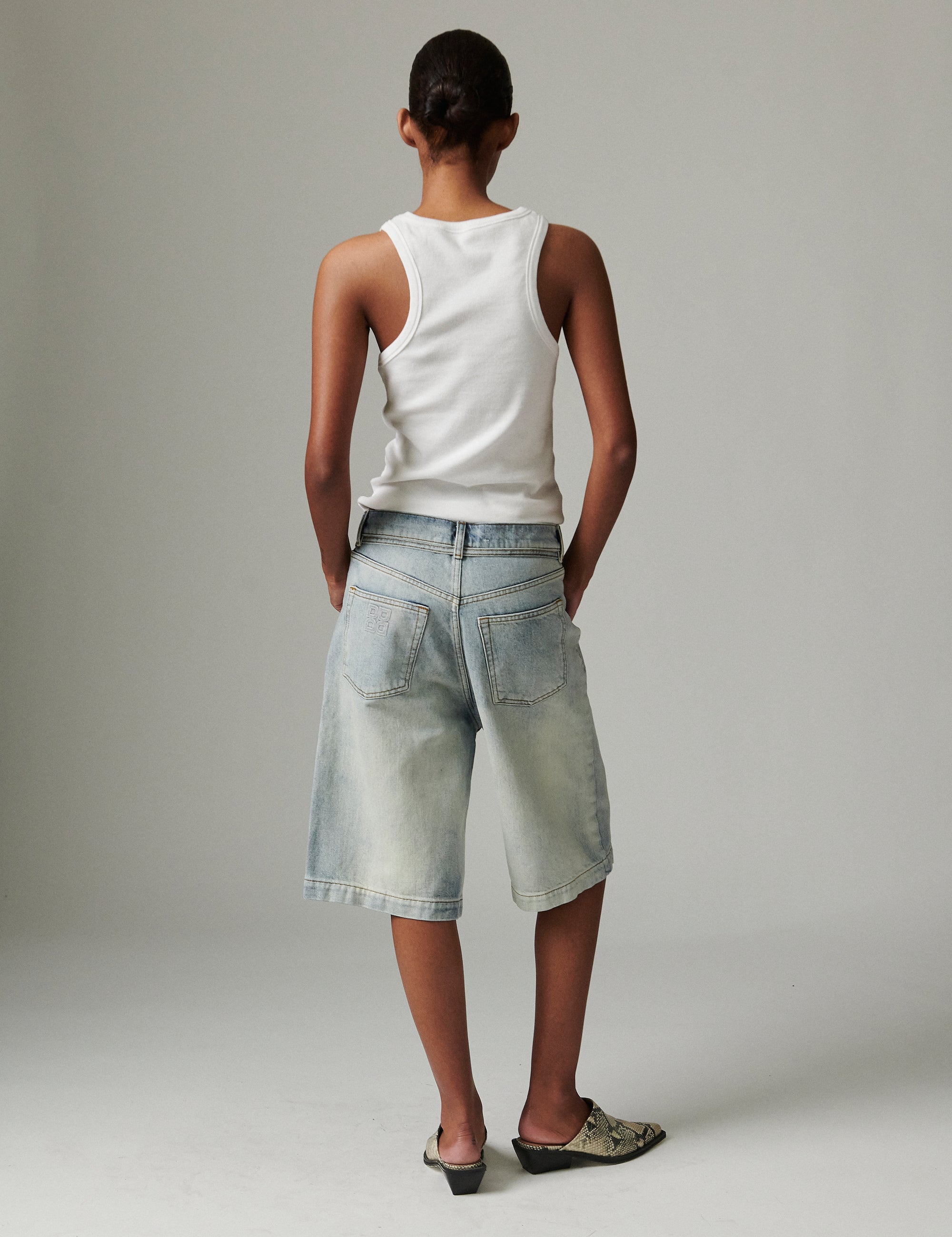 DAY Birger ét Mikkelsen Elijah Shorts - Light Blue Washed Shorts 500005 LIGHT BLUE