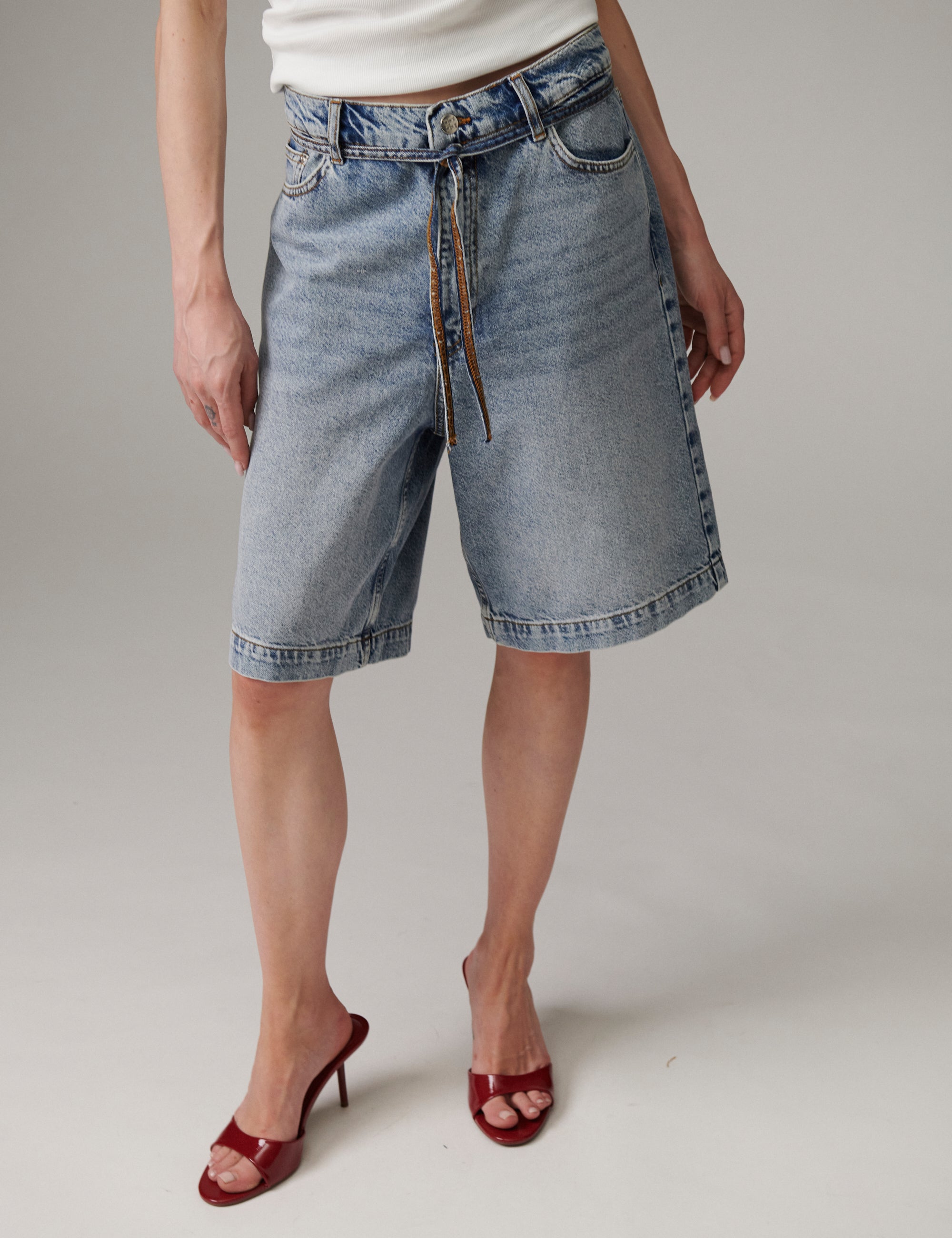 DAY Birger ét Mikkelsen Elijah Shorts – Blue Soft Denim - Shorts Shorts 500005 Light Blue