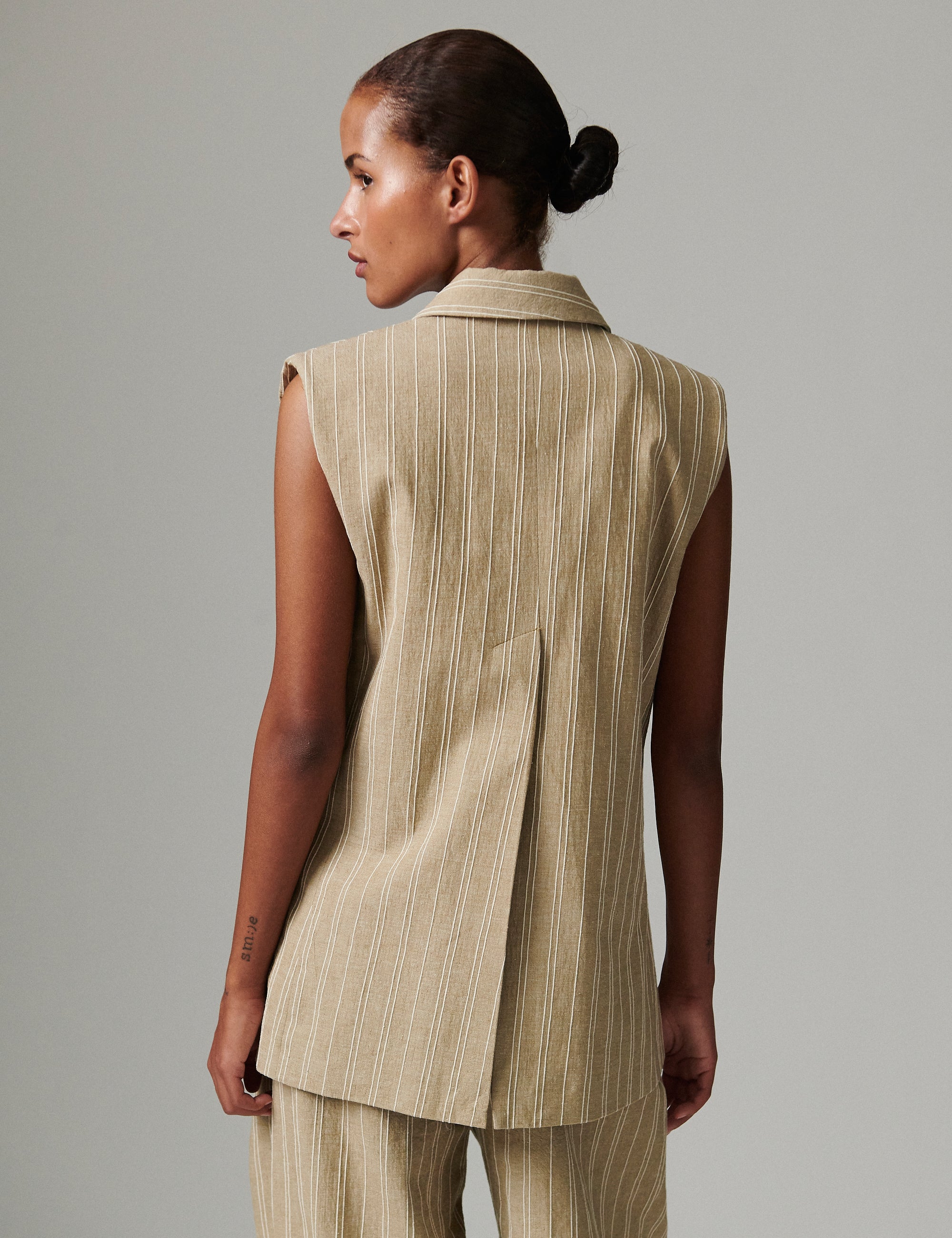 DAY Birger ét Mikkelsen Elliana - Linen Threads Waistcoat 170630 TREE HOUSE