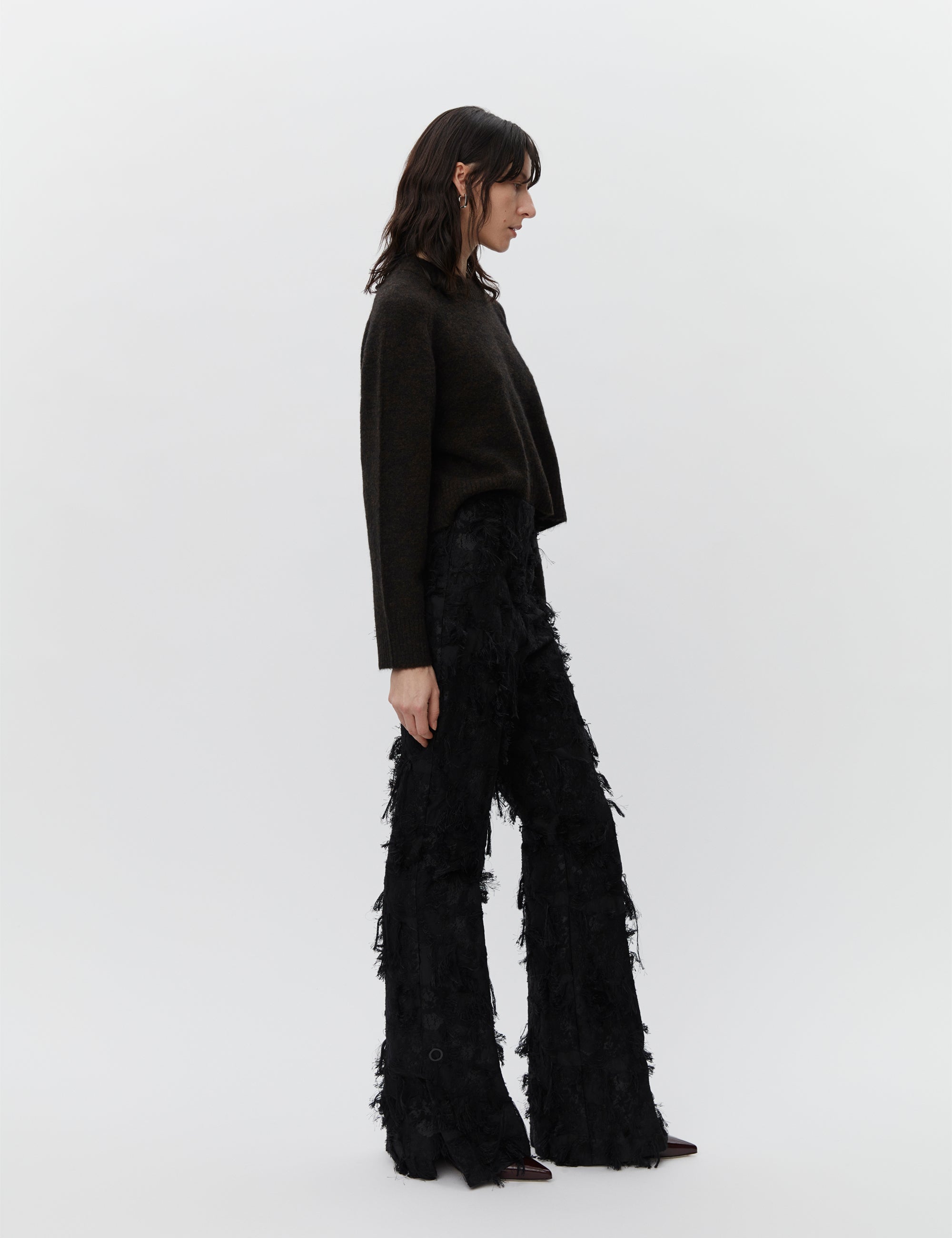 DAY Birger ét Mikkelsen Emma - Contemporary Texture Pants 190303 BLACK