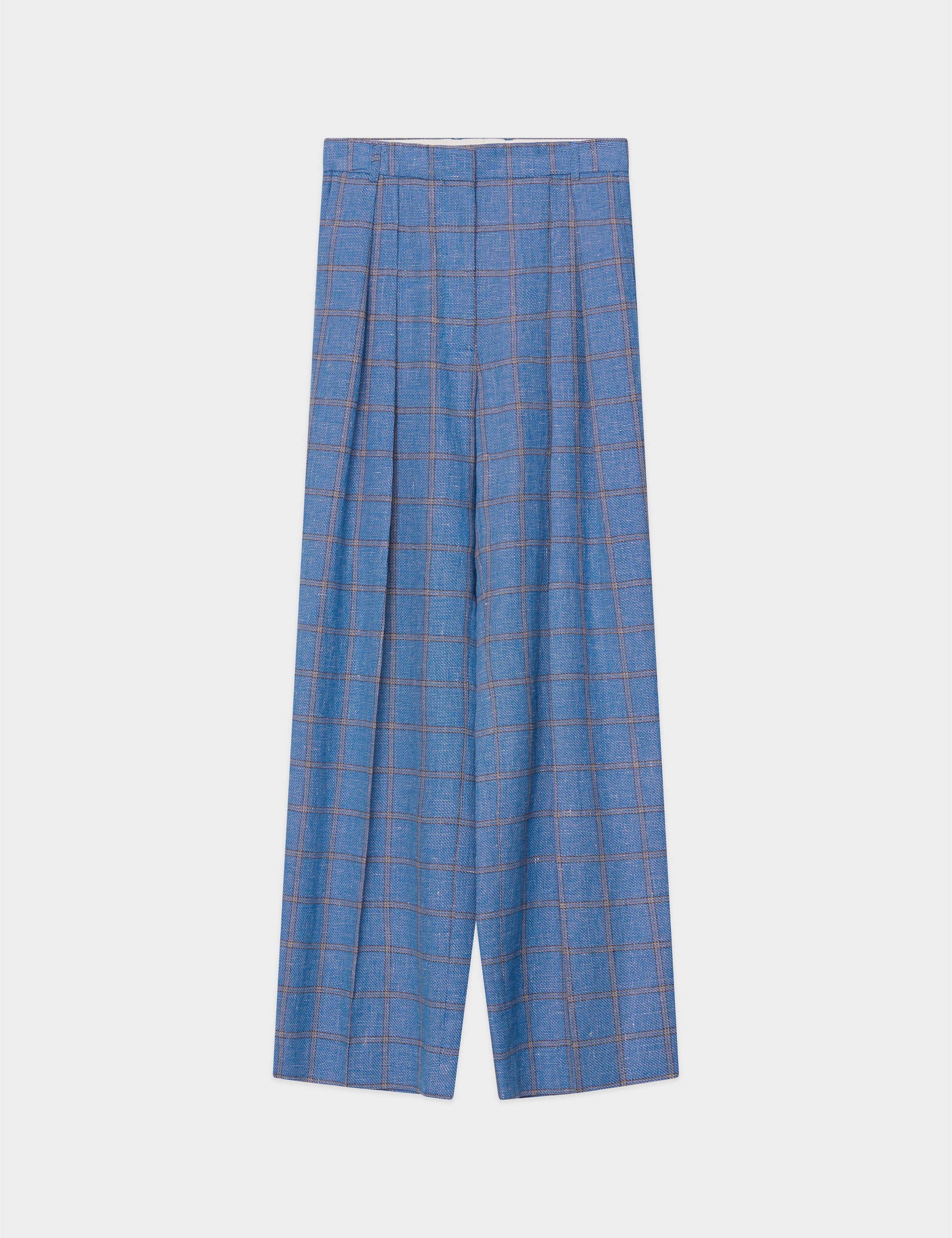 DAY Birger ét Mikkelsen Enzo - Summertime Check Pants 194045 LAPIS BLUE