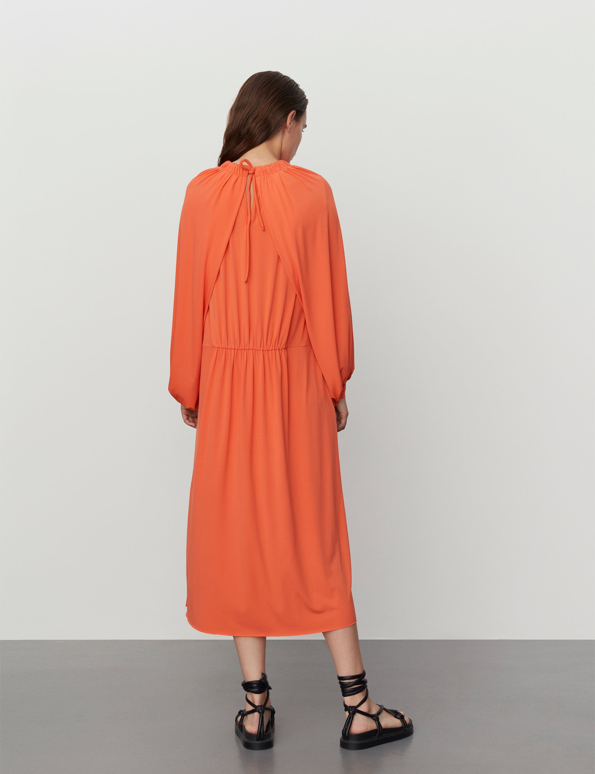 DAY Birger ét Mikkelsen Fay - Delicate Stretch Dress 161356 PERSIMMON ORANGE