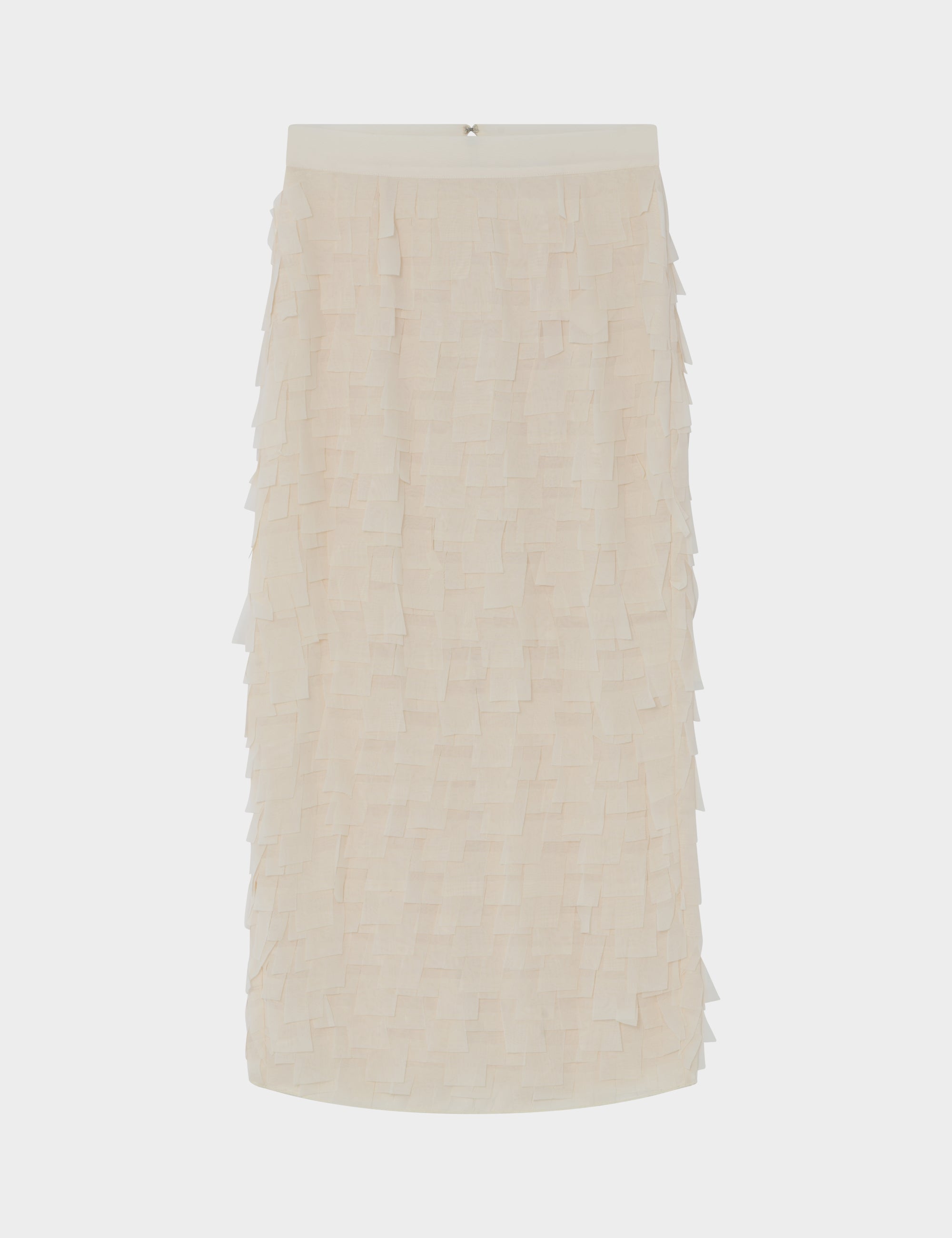 DAY Birger ét Mikkelsen Flow - Chiffon Fringe Skirt 110605 JET STREAM