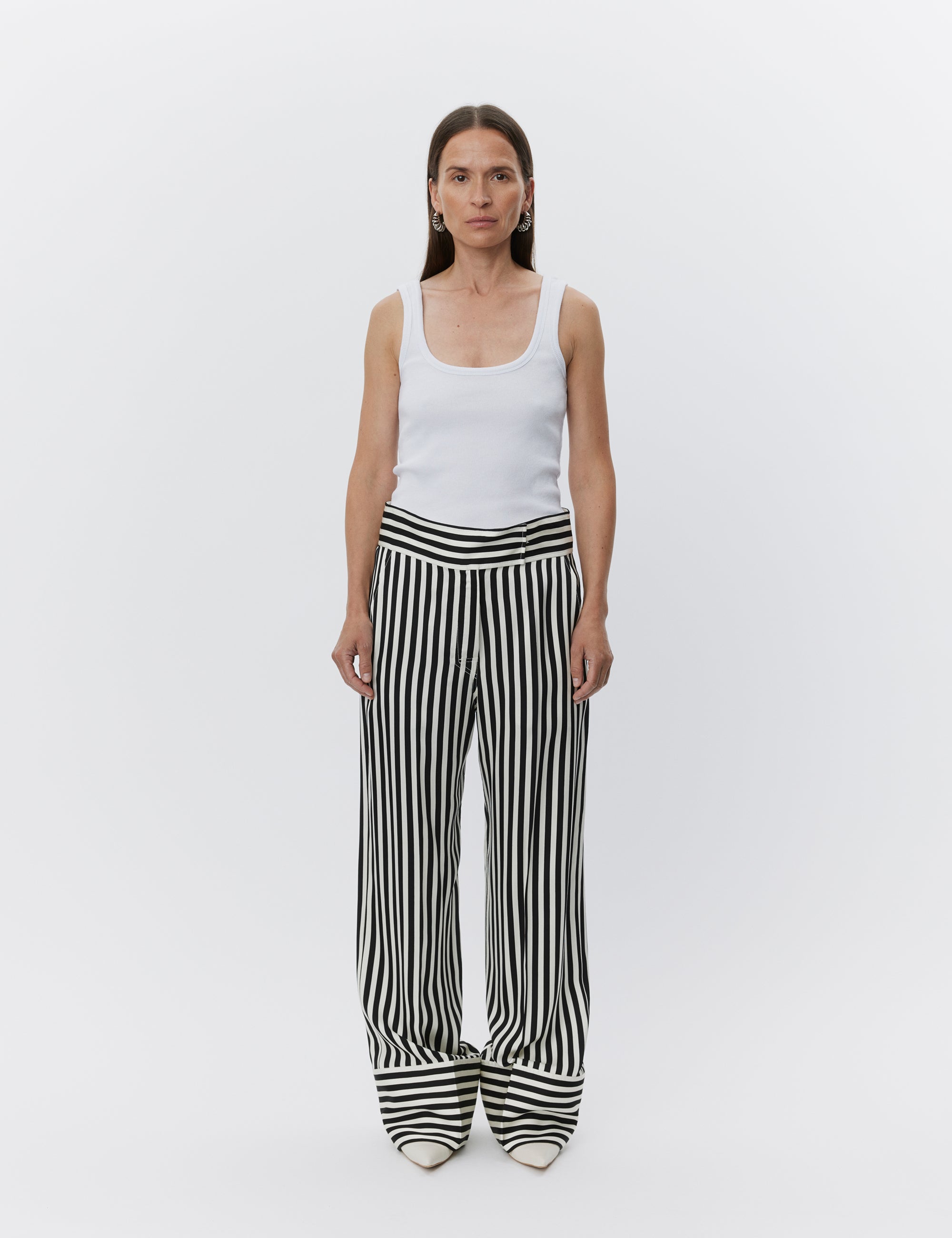 DAY Birger ét Mikkelsen Gabin - Striped Viscose Pants 500143 FLUID STRIPES