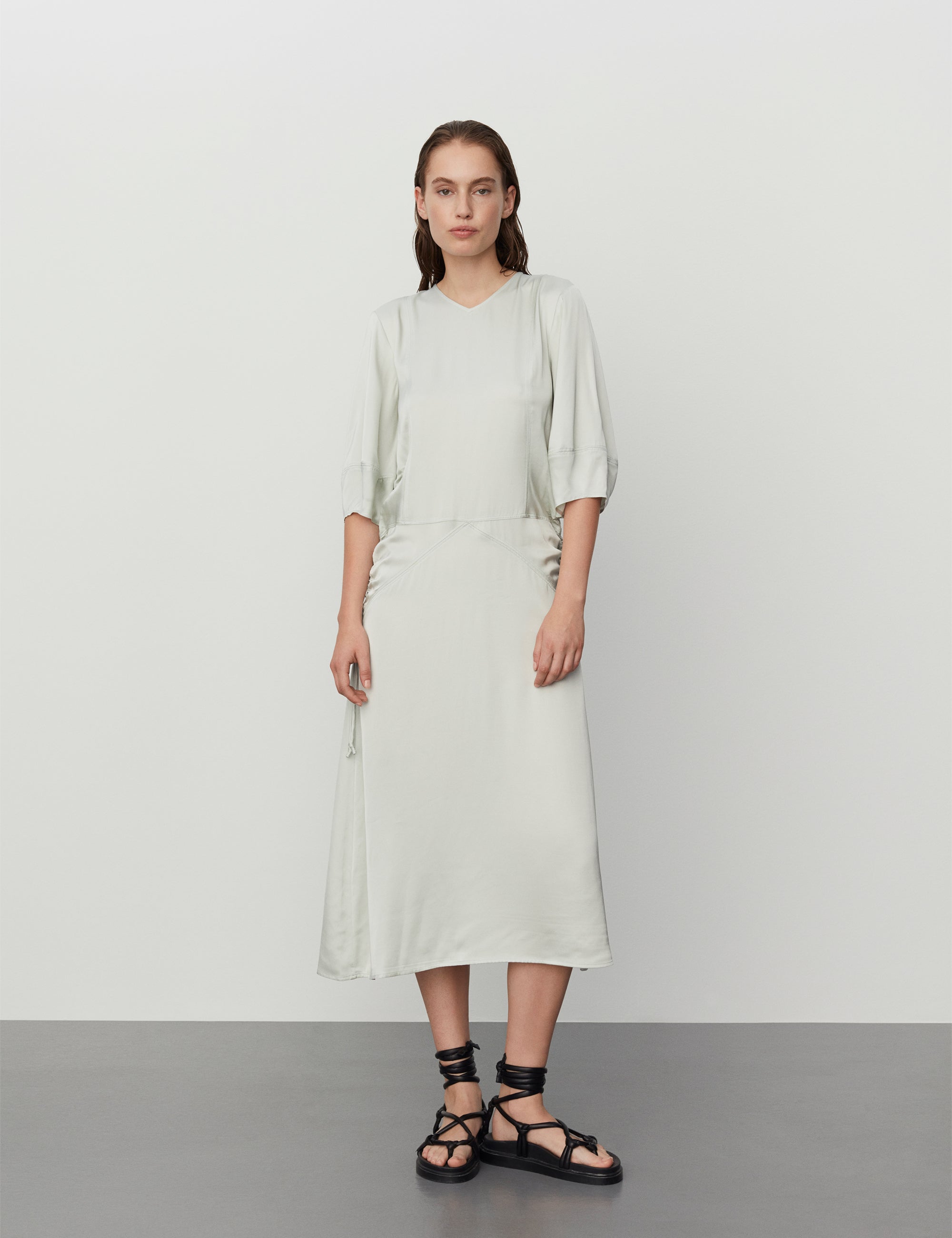 DAY Birger ét Mikkelsen Gia - Fluid Viscose Dress 144504 SKY GRAY
