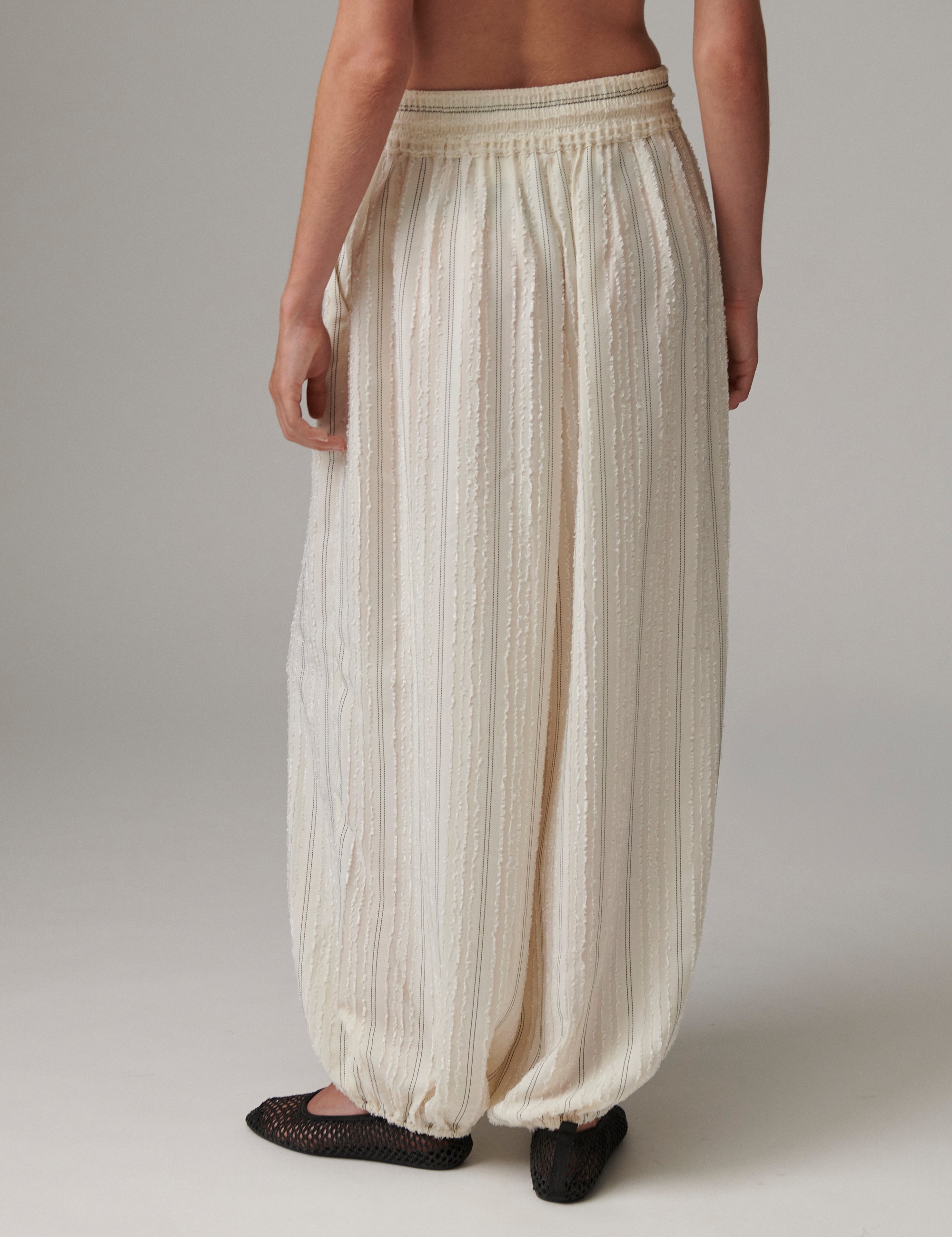 DAY Birger ét Mikkelsen Harsha - Raw Stripes - Pants Pants 110605 Jet Stream