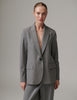 Hector - Classic Gab - Blazer - Medium Grey Melange