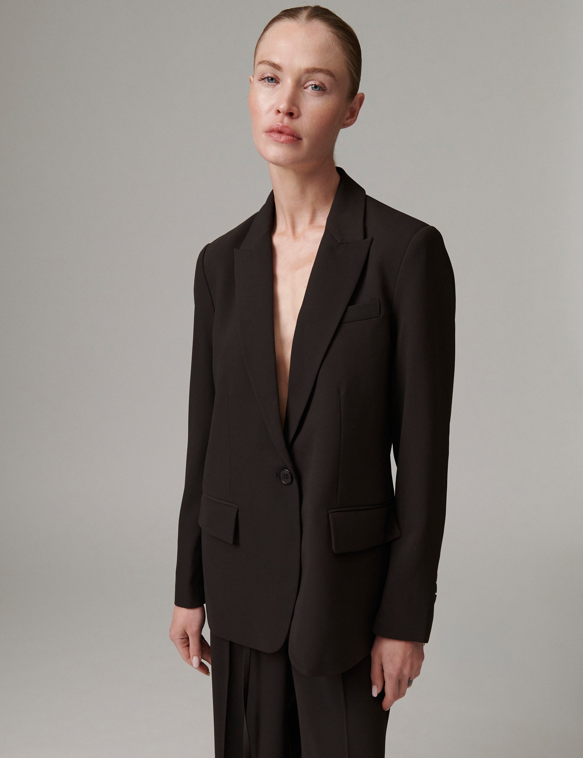 DAY Birger ét Mikkelsen Hector - Classic Gabardine Blazer 191018 Ganache