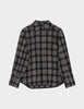 Henri - Flannel Luxe - Shirt - Medium Grey Melange