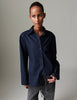 Hooper - Solid cotton - DARK SAPPHIRE.