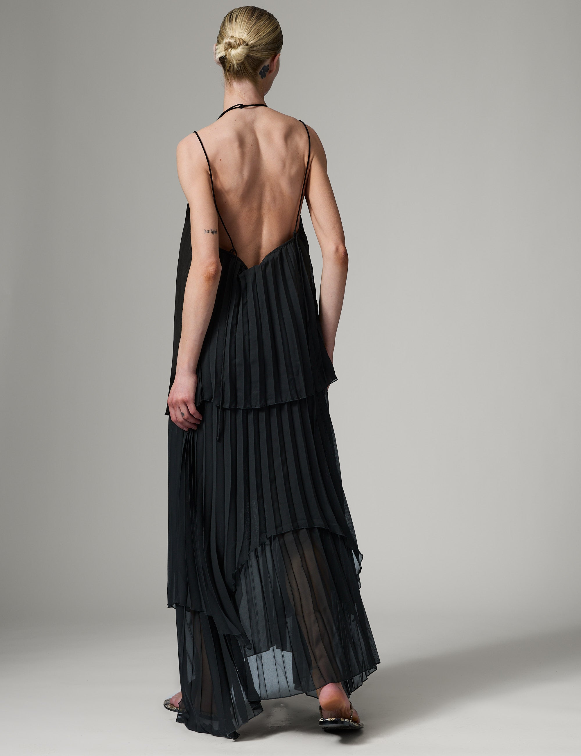 DAY Birger ét Mikkelsen Isaac - Chiffon Plisse Dress 190303 Black