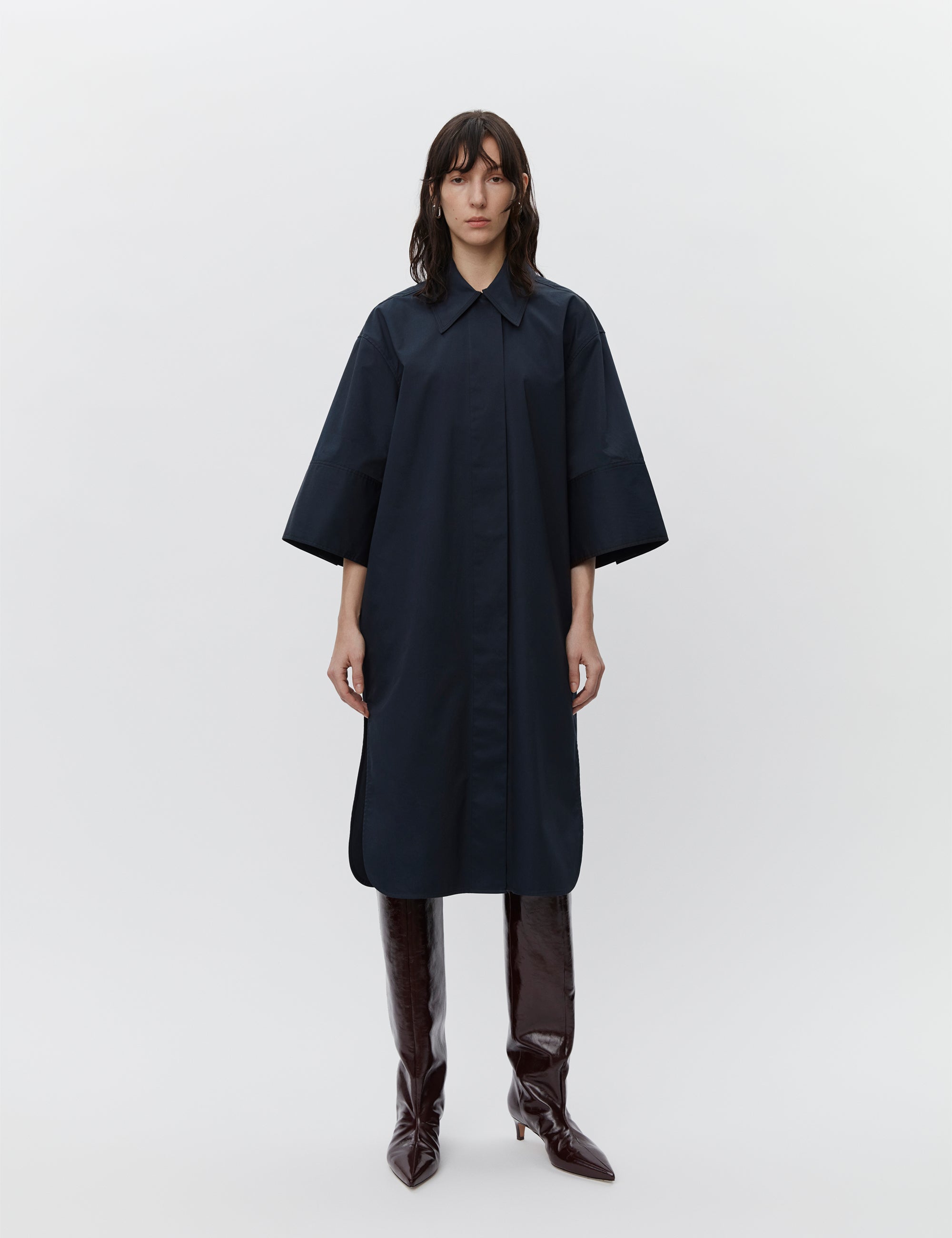 DAY Birger ét Mikkelsen Jackie - Cotton Twill Dress 194020 Dark Sapphire