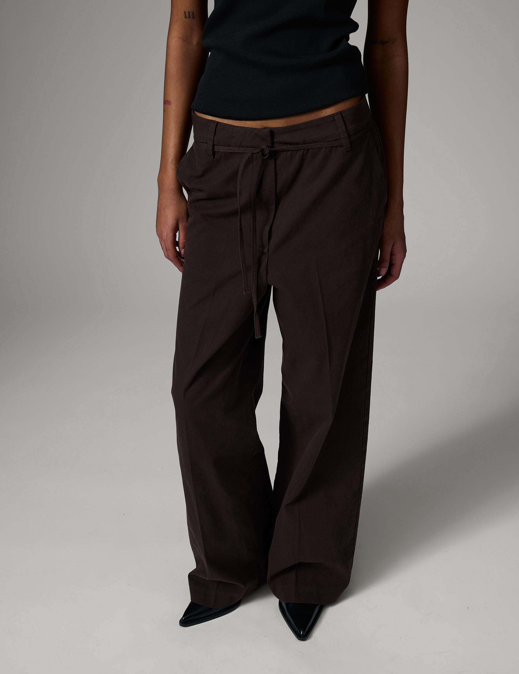 DAY Birger ét Mikkelsen Jade - Modern Canvas Pants 190915 Coffee Bean