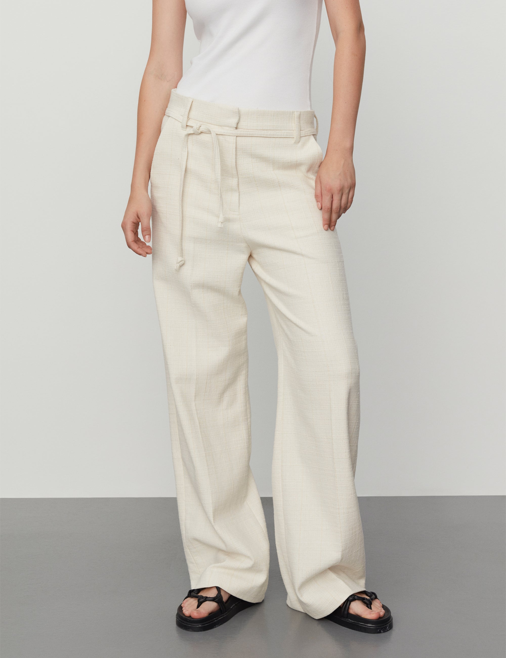 DAY Birger ét Mikkelsen Jade - Tactile Cotton Structure Pants 110605 Jet Stream