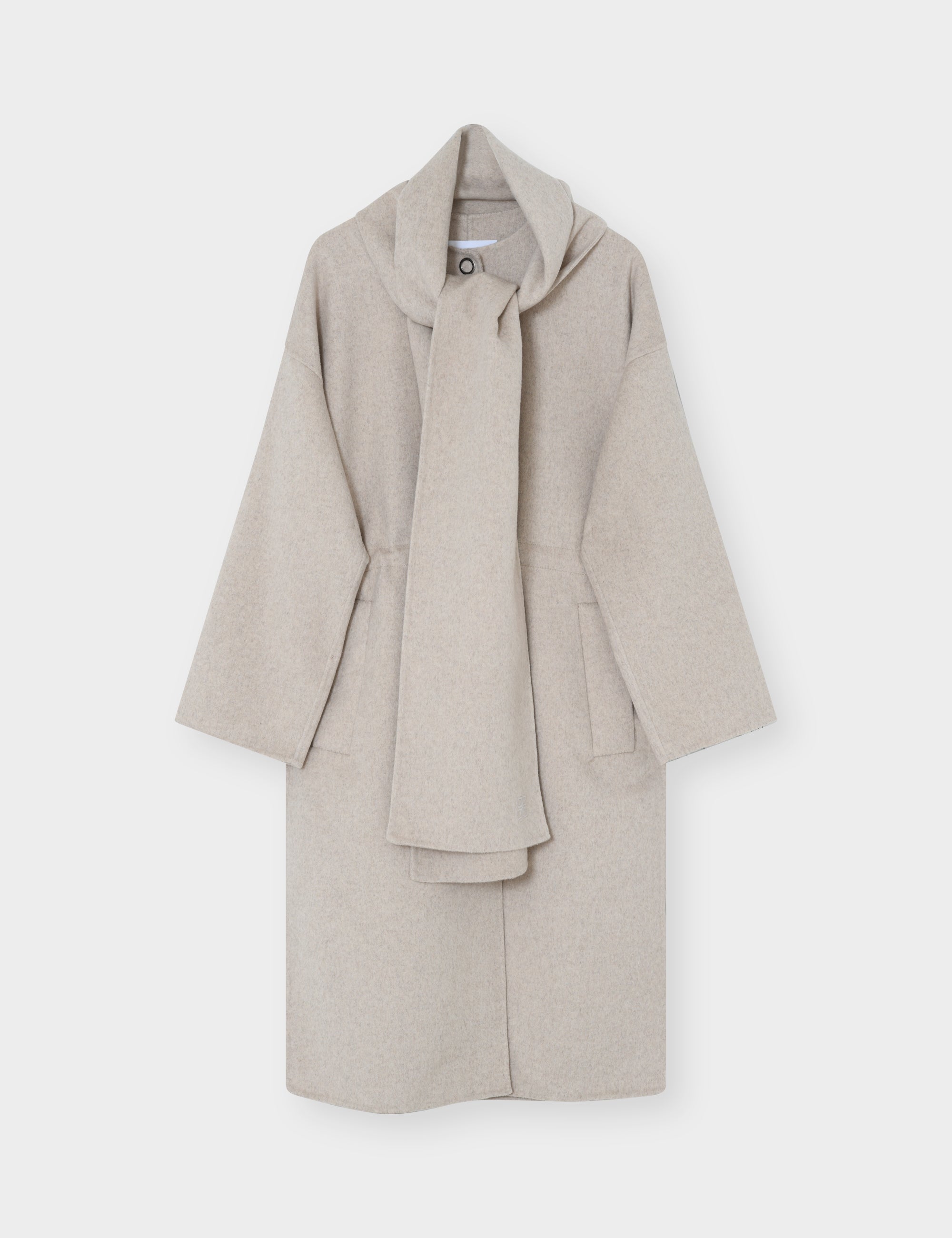 DAY Birger ét Mikkelsen Joel - Double Faced Wool - Coat Coat 500144 PISTACHIO SHELL MELANGE