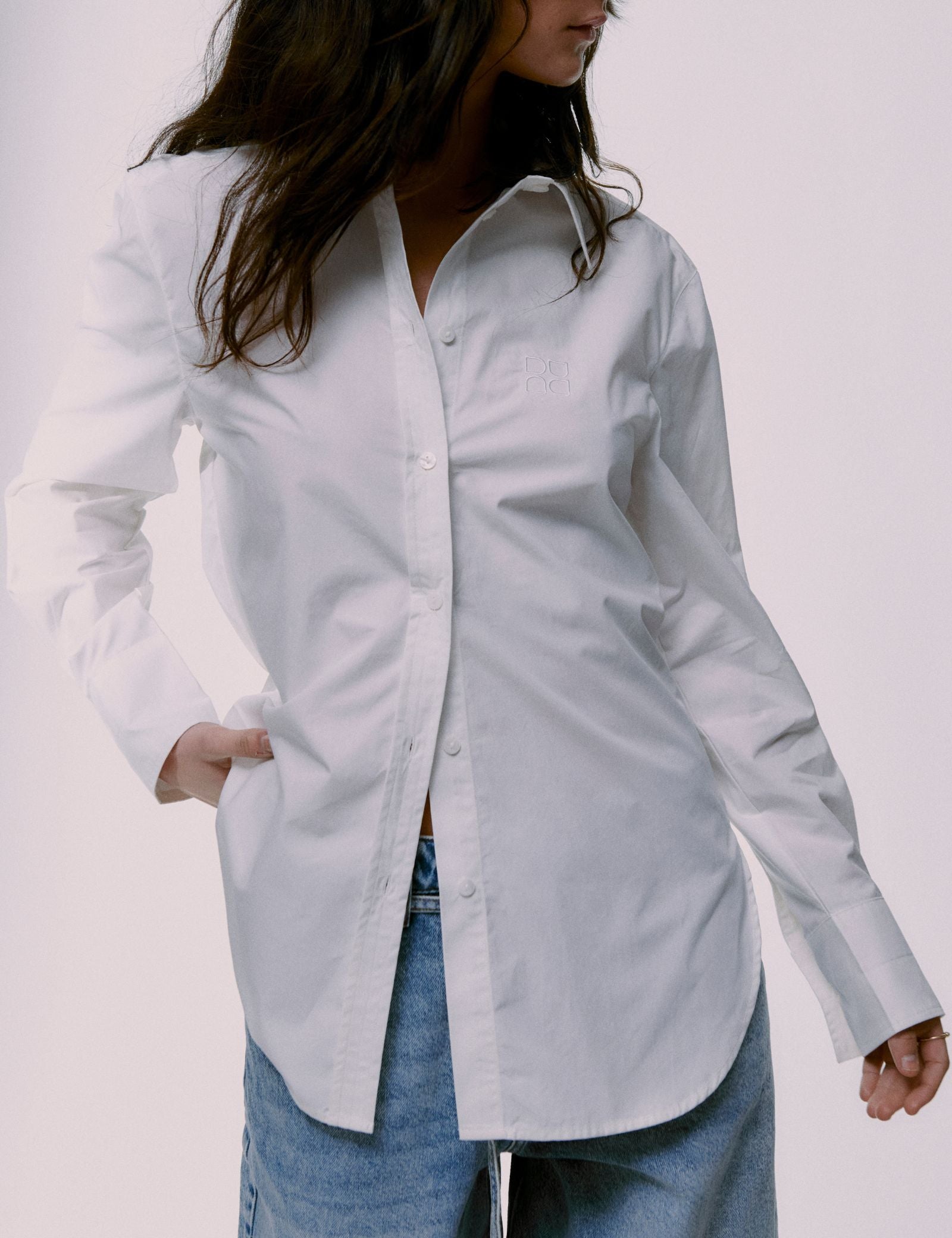 DAY Birger ét Mikkelsen Jojo - Poplina Shirts & Blouses 110601 Bright White