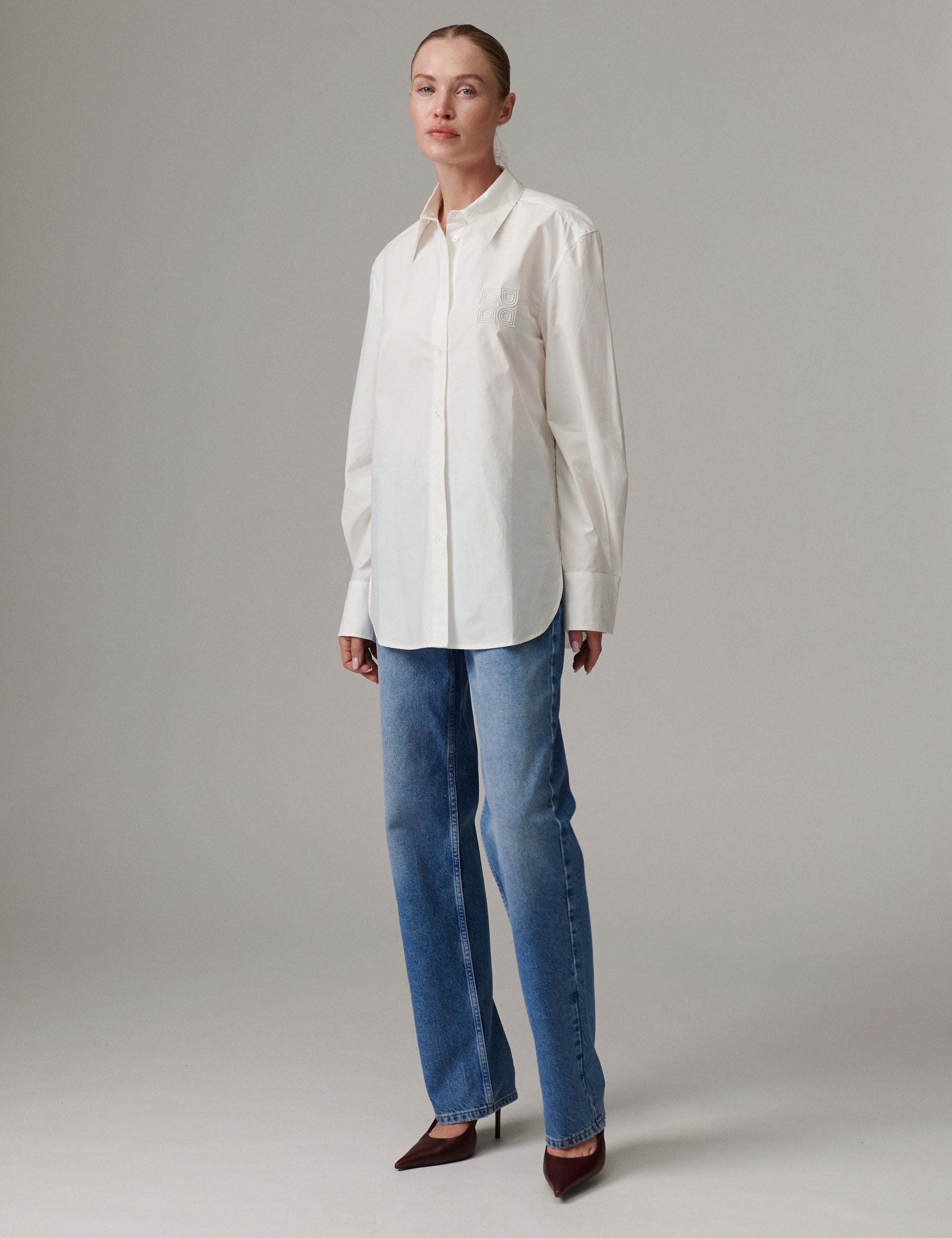 DAY Birger ét Mikkelsen Jojo - Poplina - Shirts Shirt 110601 Bright White
