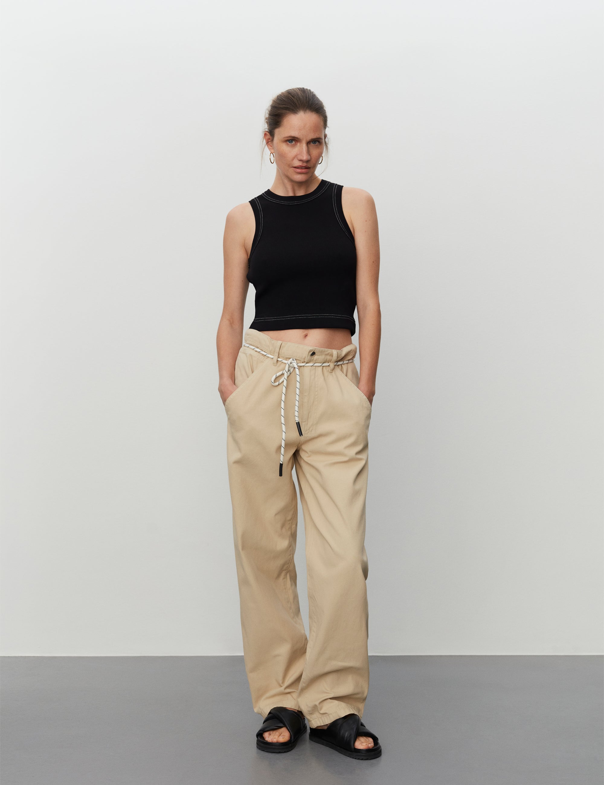 DAY Birger ét Mikkelsen Kuno - Canvas Twill Pants 151216 Pale Khaki