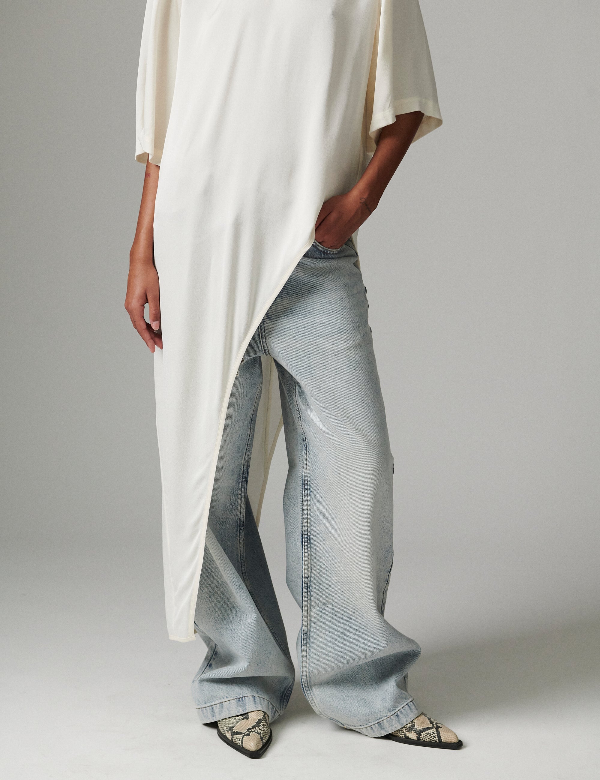 DAY Birger ét Mikkelsen Lolly - Matte Crepe Shirts & Blouses 110605 Jet Stream