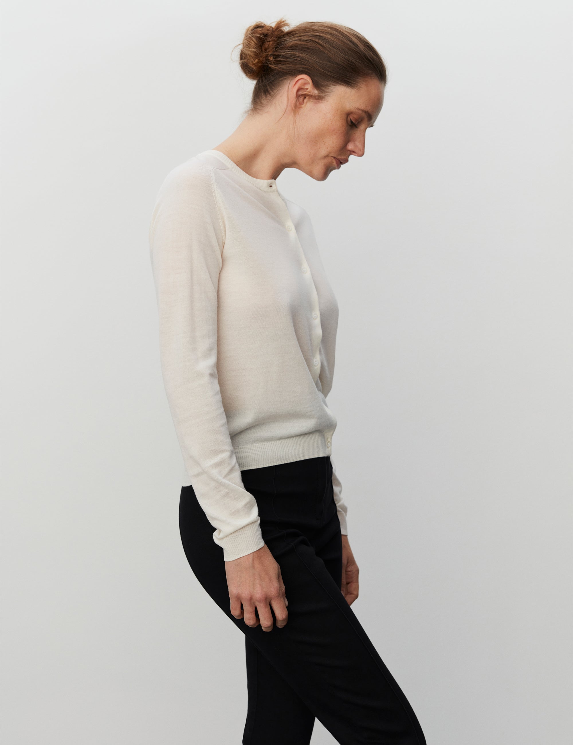 DAY Birger ét Mikkelsen Luna - Daily Elements - Cardigan Cardigan 01002 Ivory Shade