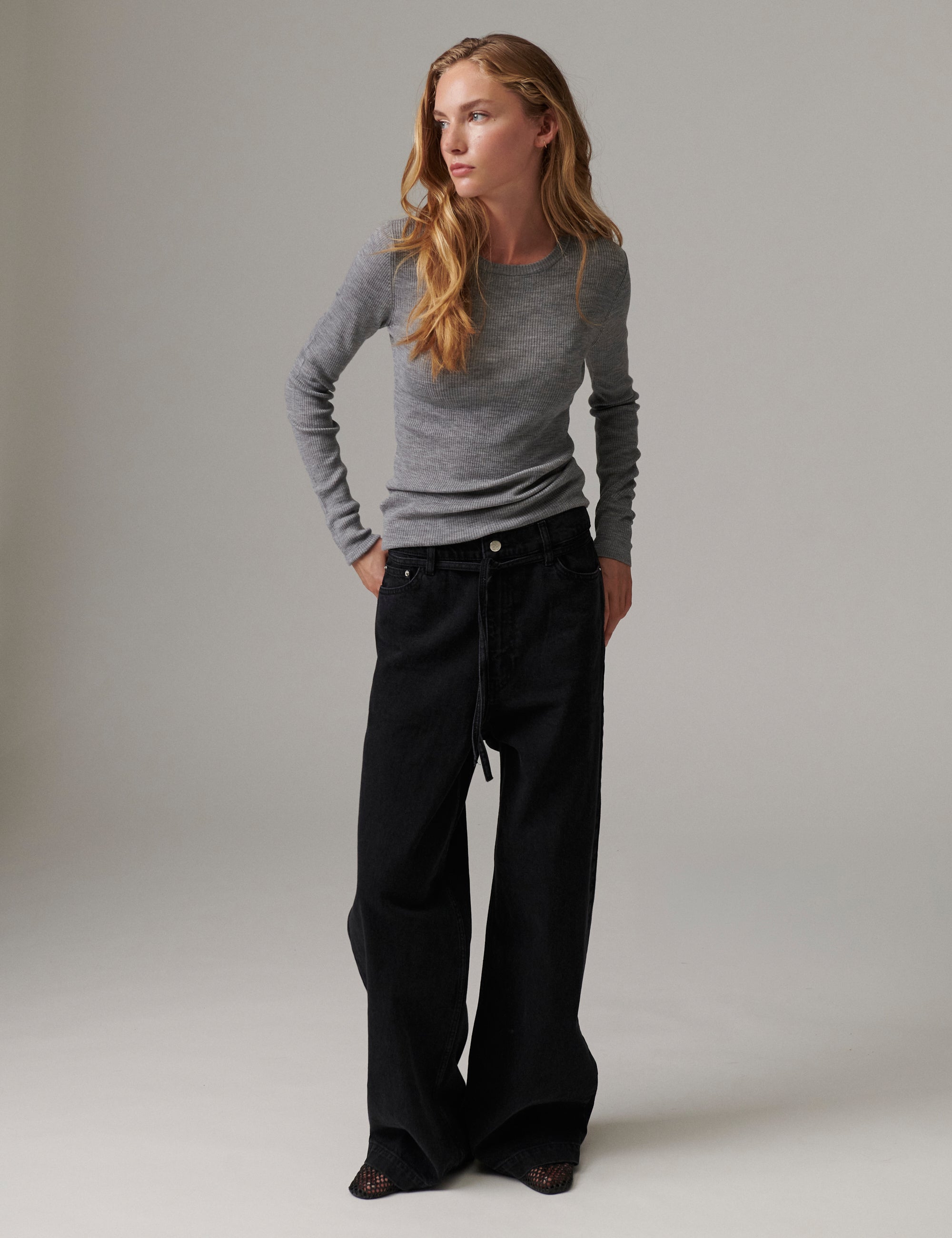 DAY Birger ét Mikkelsen Mariana - Daily Elements - Pullover Pullover 500006 Medium Grey Melange