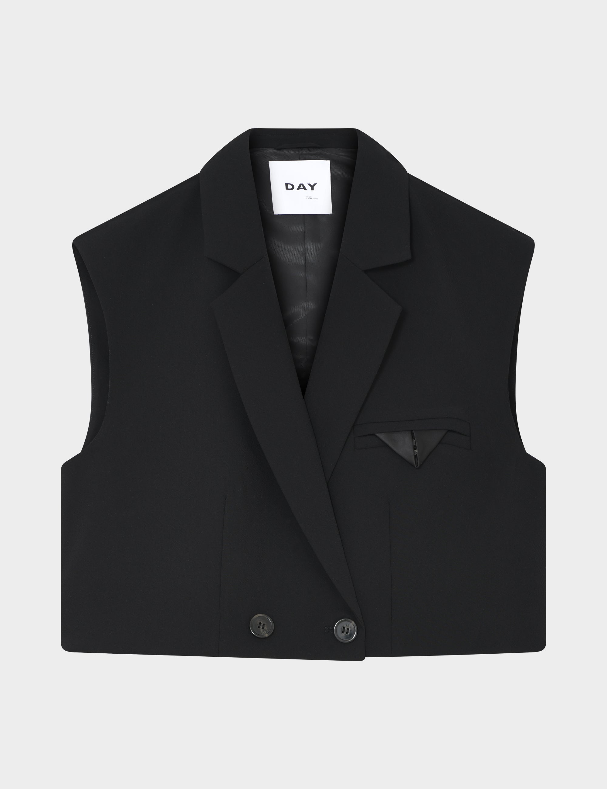 DAY Birger ét Mikkelsen Marnie - Classic Gabardine Waistcoat 190303 BLACK