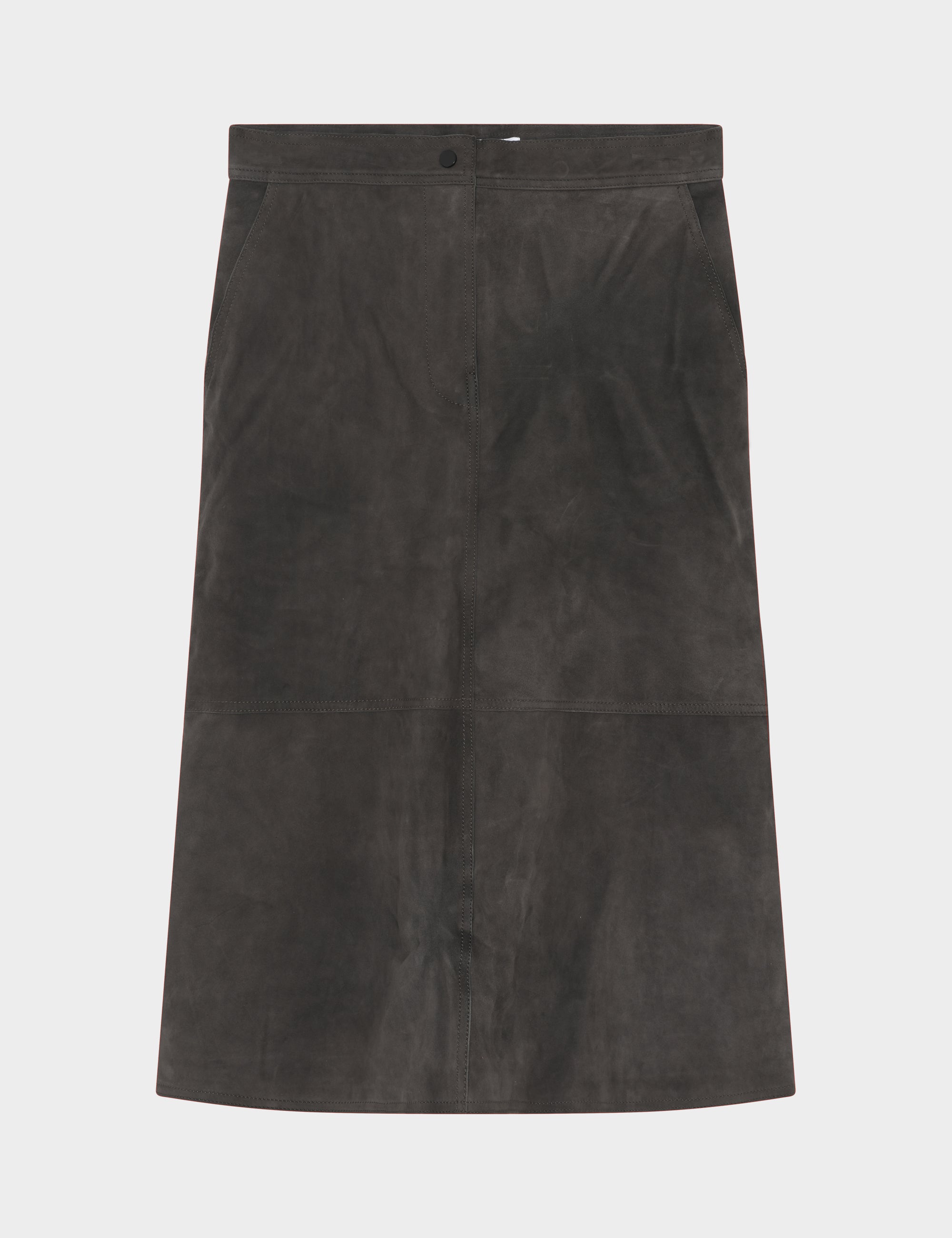 DAY Birger ét Mikkelsen Melo - Suede Skirt 191103 ESPRESSO