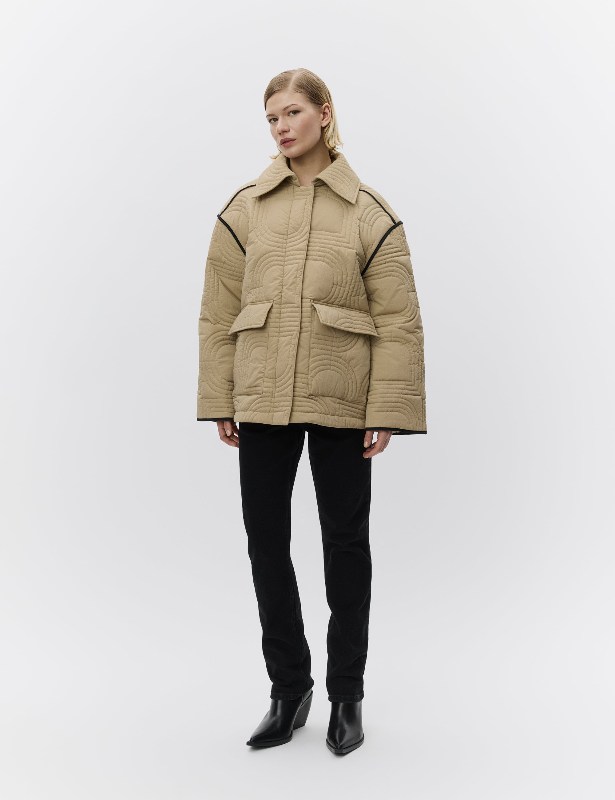 DAY Birger ét Mikkelsen Merce - Rhombus Quilt Jacket 171019 ELMWOOD