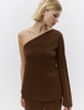 Monique - All Day Jersey - Blouse - POTTING SOIL