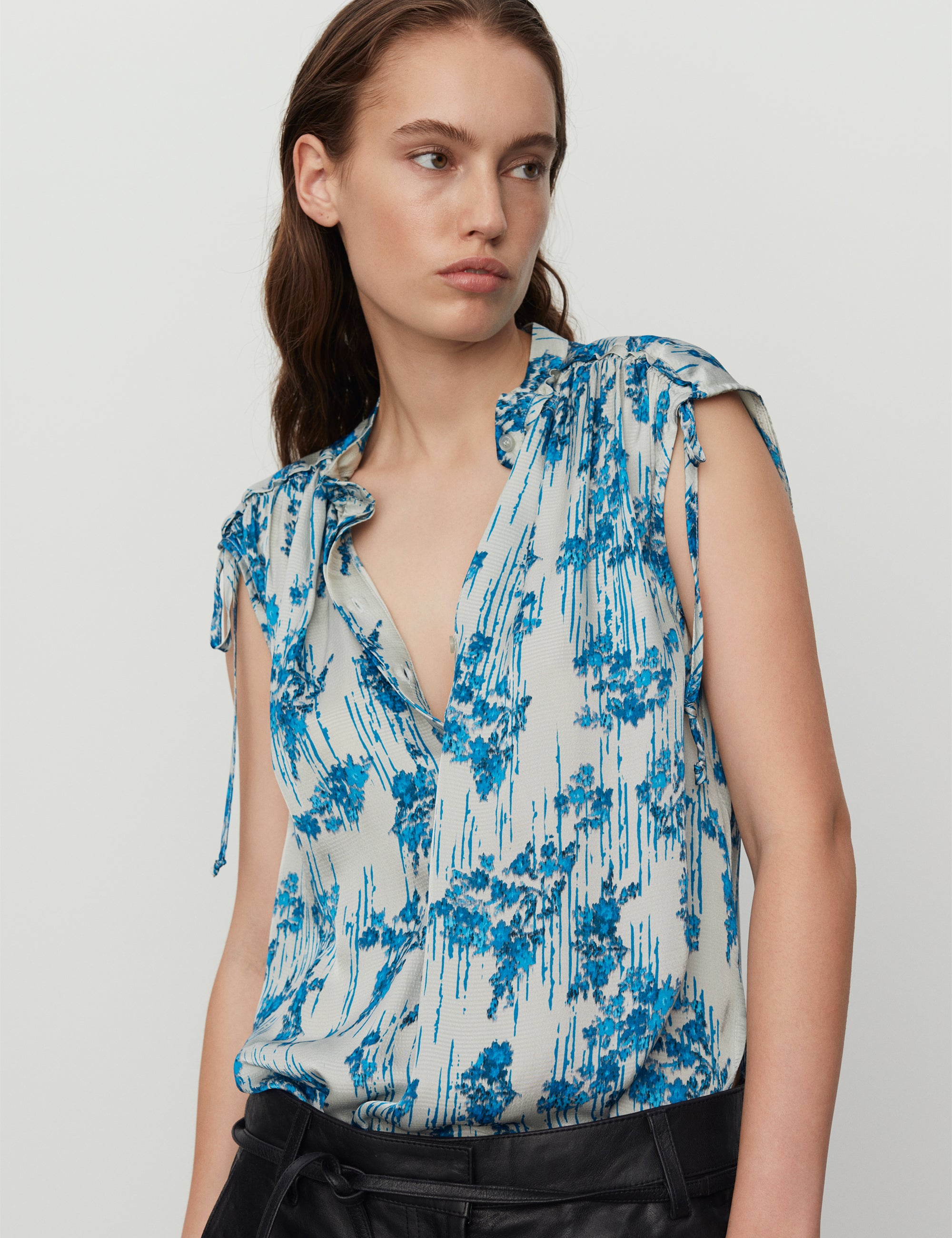 DAY Birger ét Mikkelsen Nico - Floral Elements Tops & T-Shirts 500065 FLORAL ELEMENTS