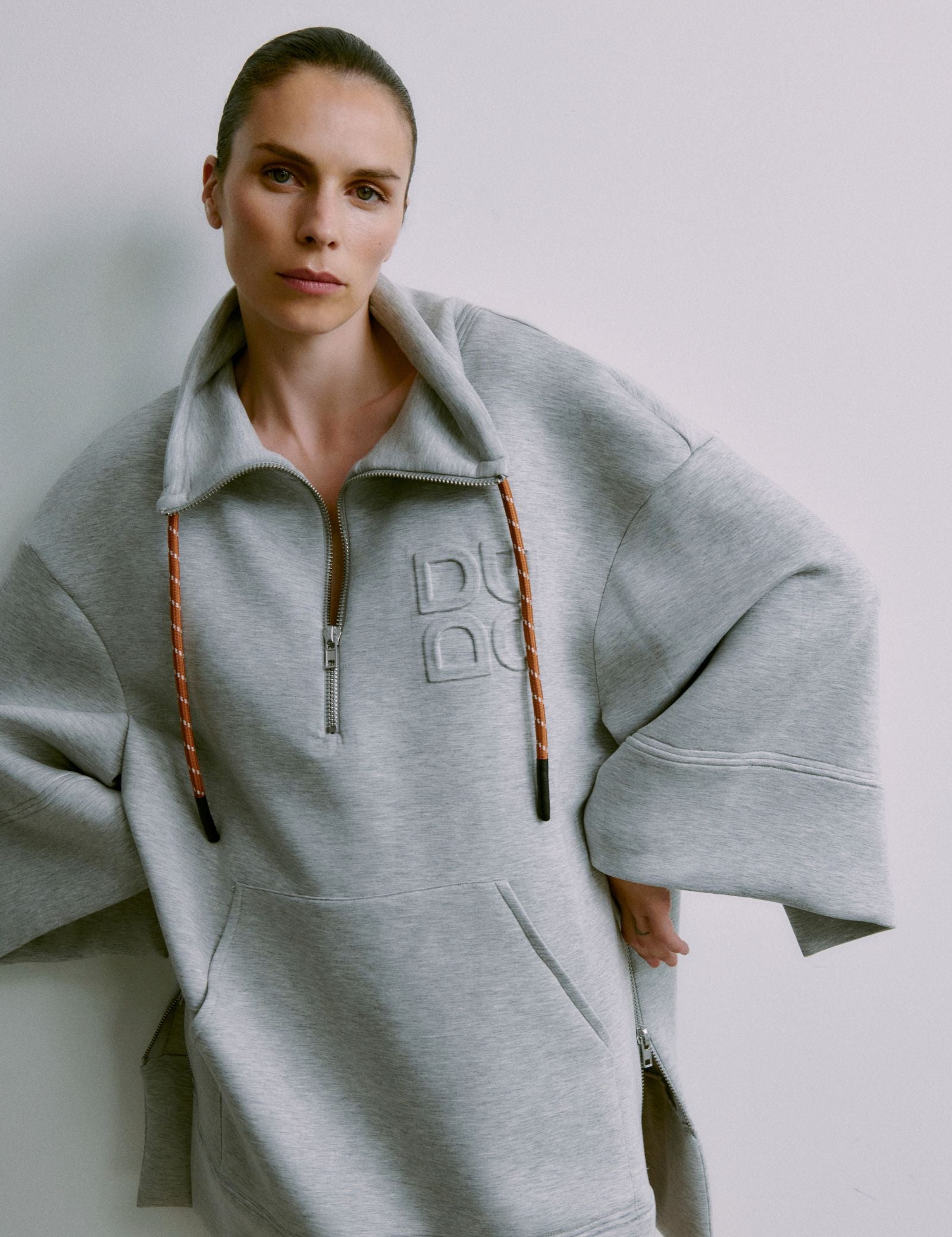 DAY Birger ét Mikkelsen Perry - Scuba Cardigan 500056 GREY MELANGE