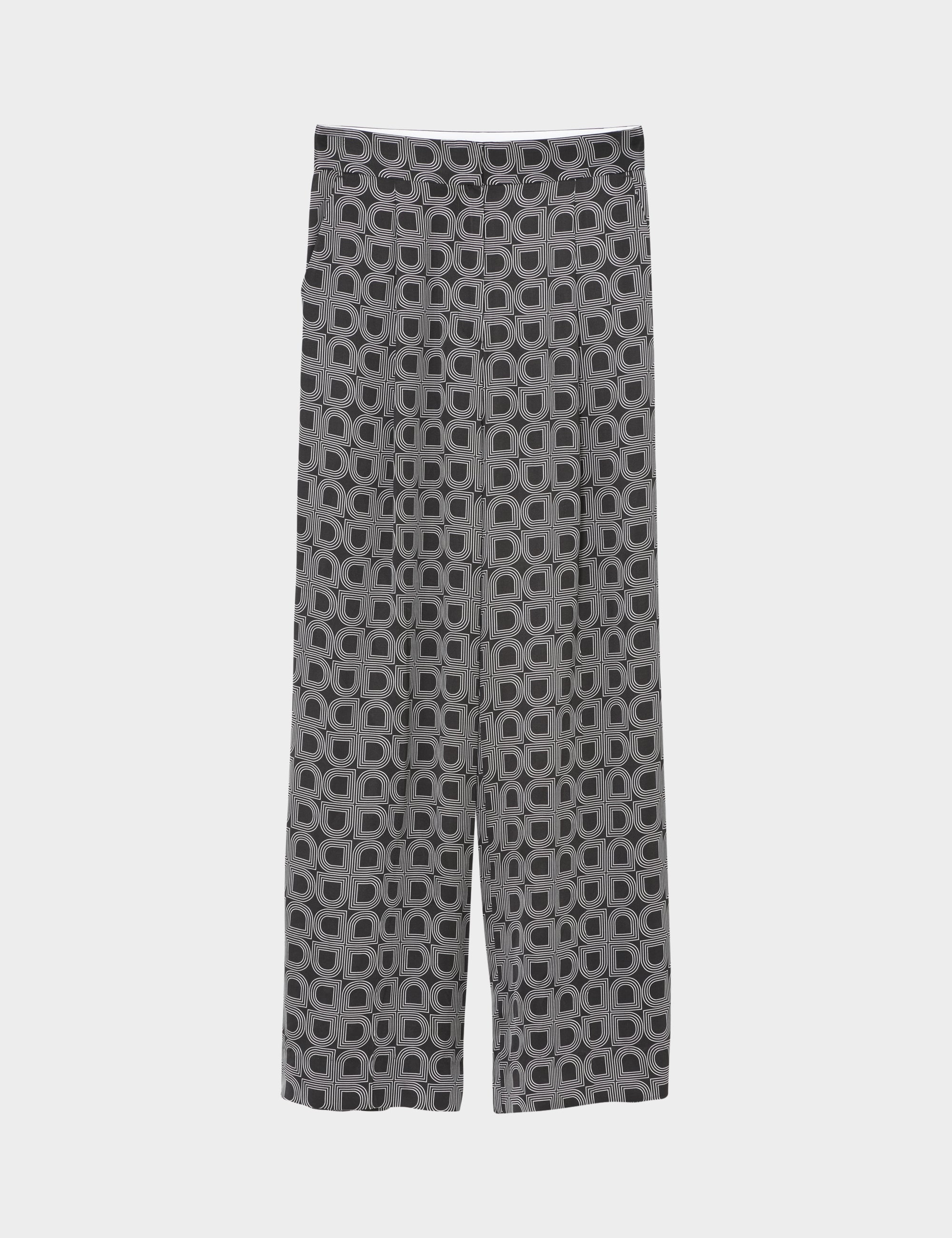 DAY Birger ét Mikkelsen Phoebe - Fluid Viscose Pants 190303 BLACK