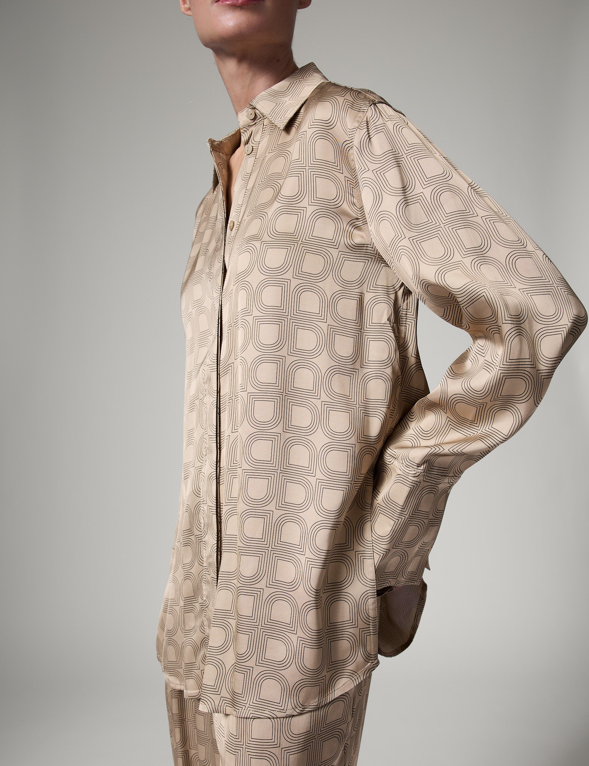 DAY Birger ét Mikkelsen Plymo- Fluid Viscose Shirts & Blouses 151304 HUMUS