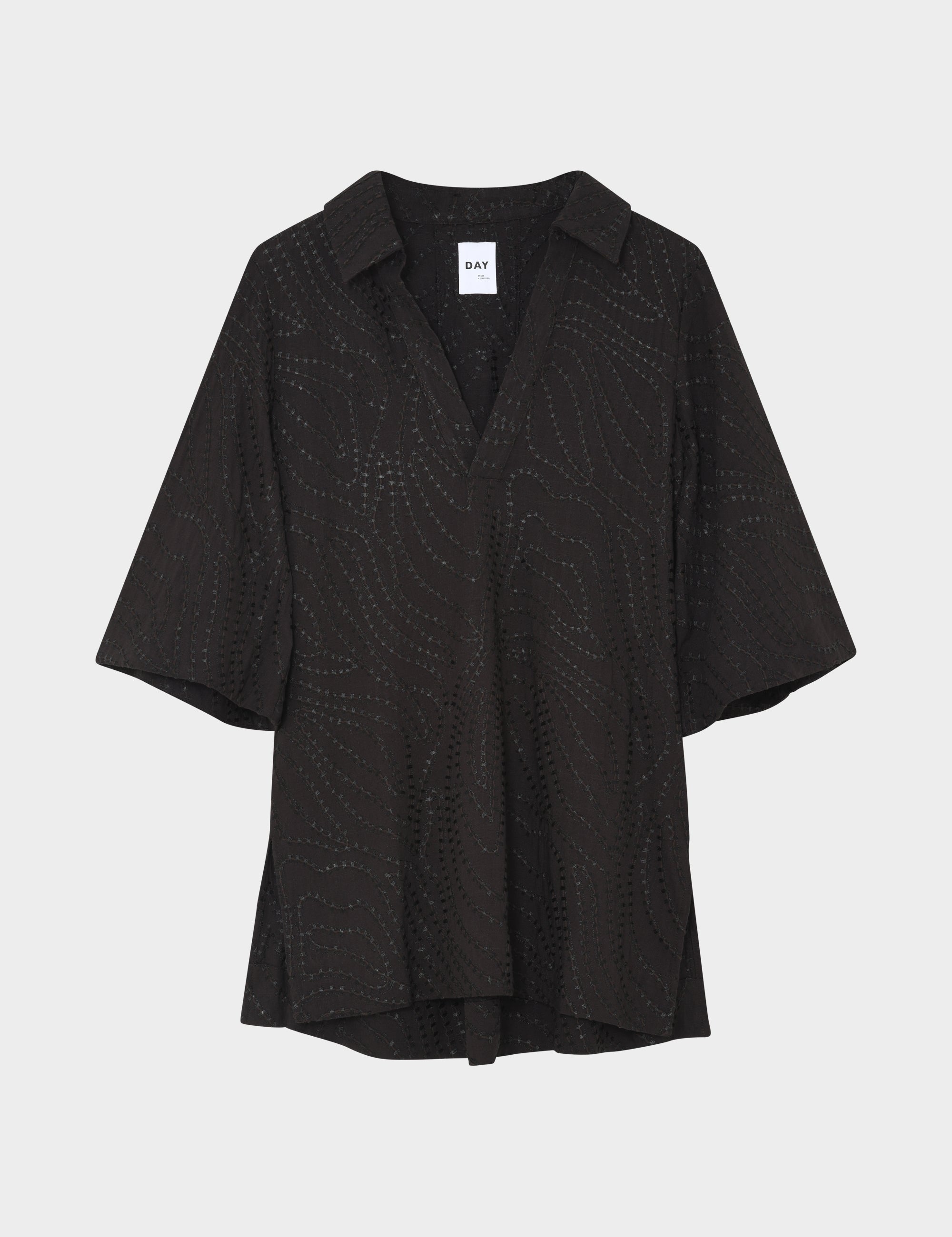 DAY Birger ét Mikkelsen Prima - Day Kantha - Tunic Tunic 10037 Coffee Bean