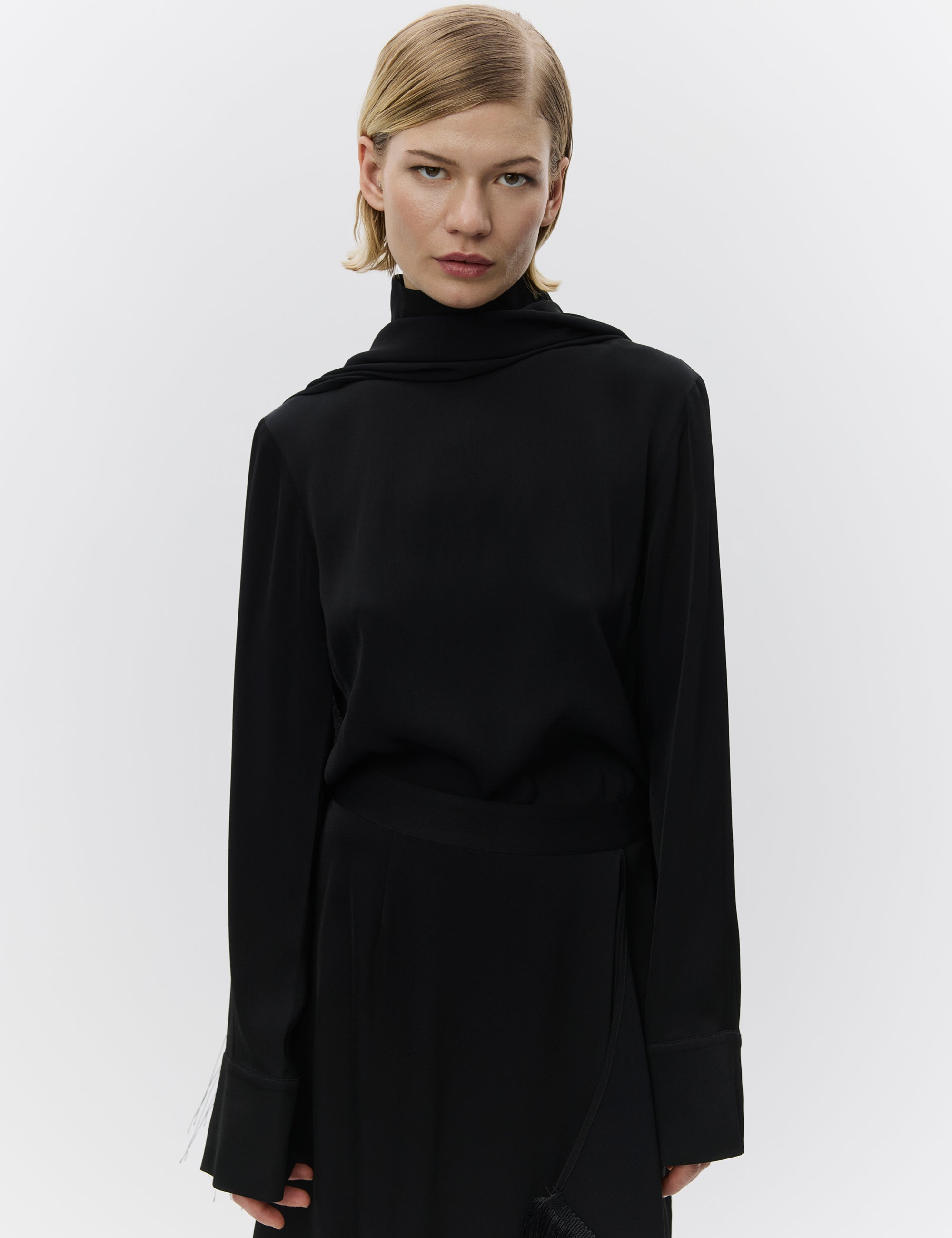DAY Birger ét Mikkelsen Rios - Matte Crepe - Blouse Blouse 190303 Black