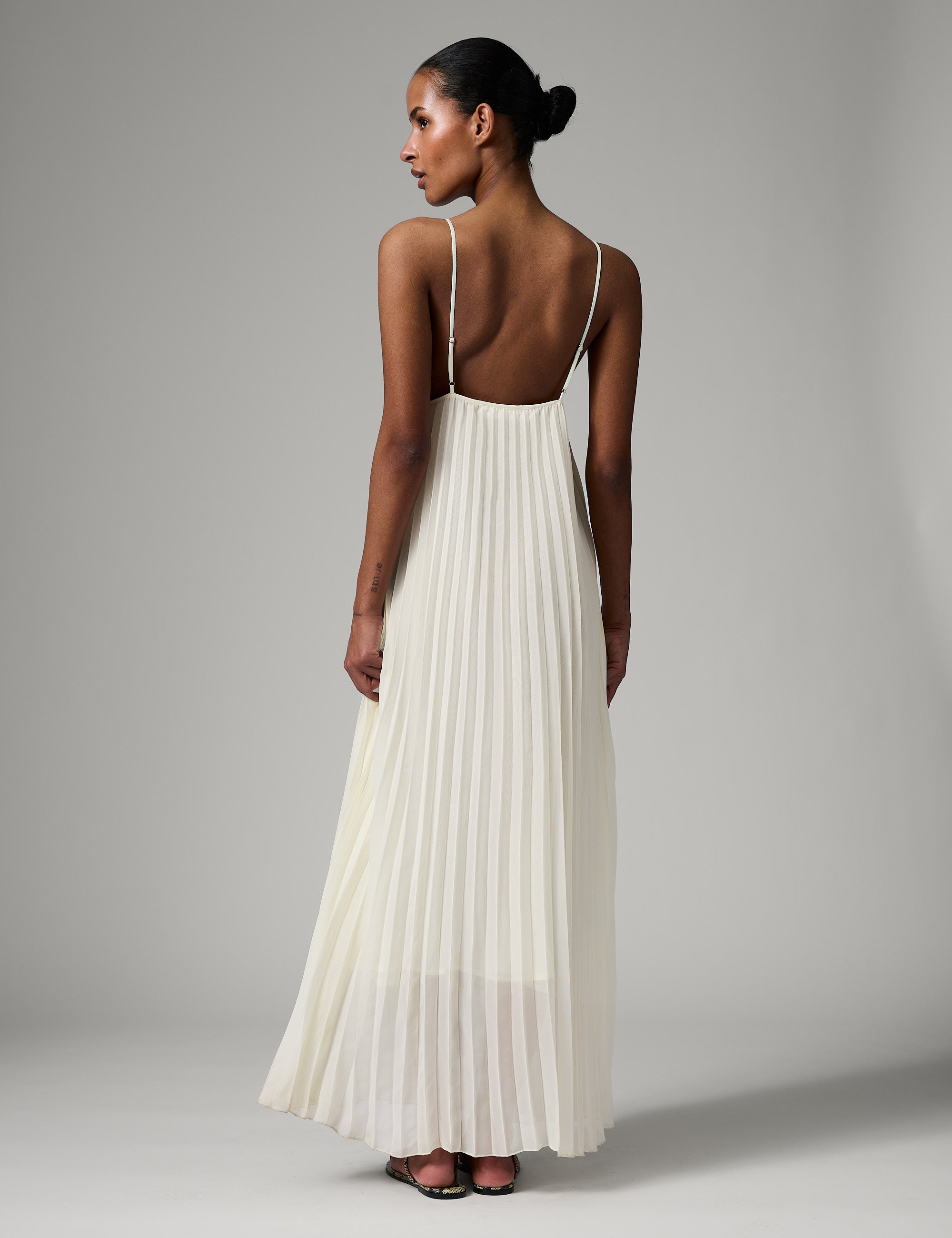 DAY Birger ét Mikkelsen Rona - Chiffon Plisse Dress 110605 Jet Stream