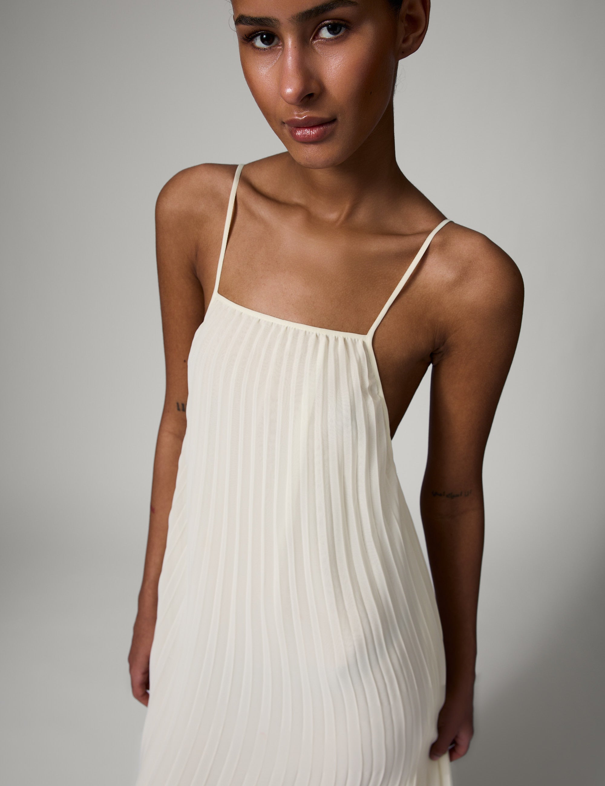 DAY Birger ét Mikkelsen Rona - Chiffon Plisse Dress 110605 Jet Stream