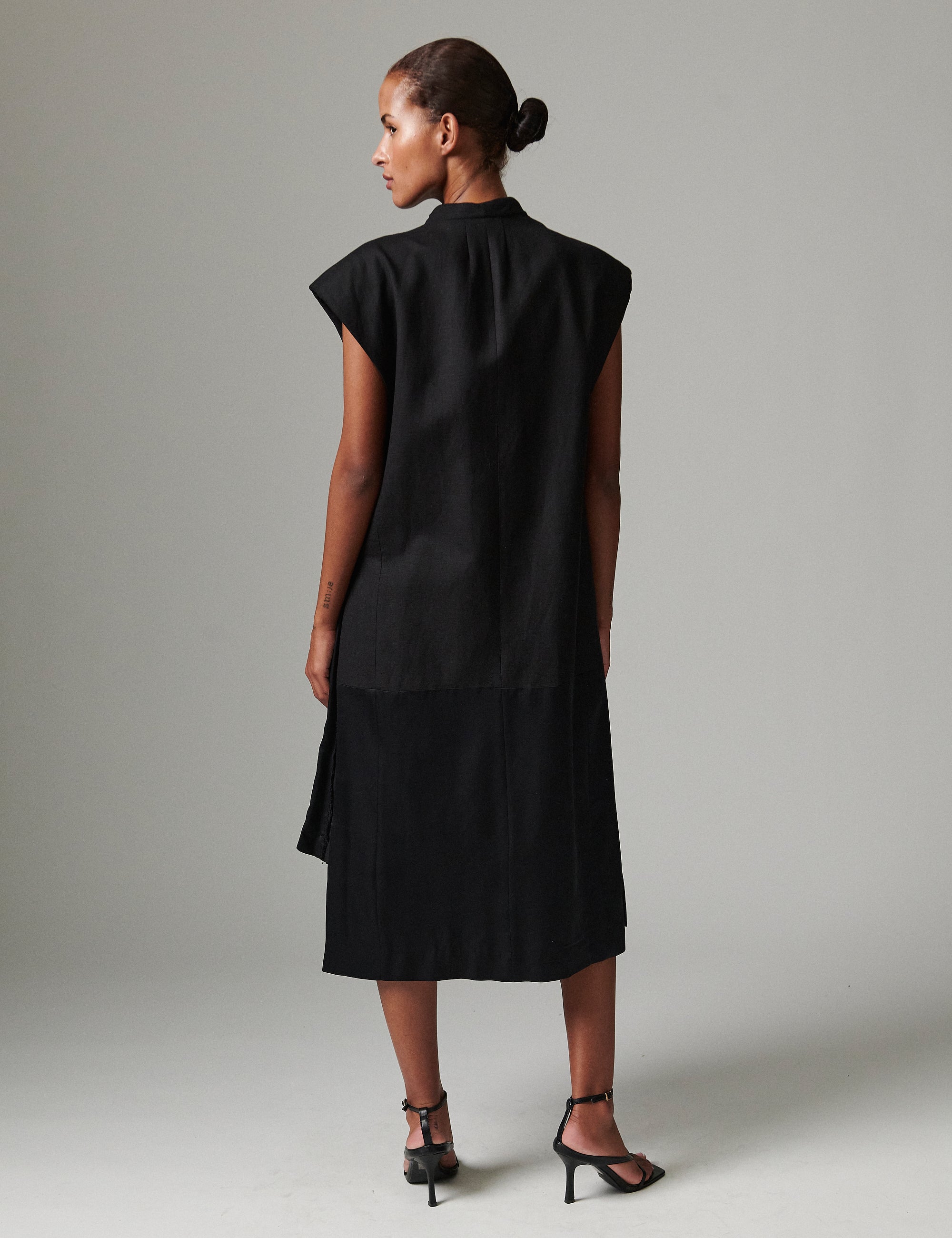 DAY Birger ét Mikkelsen Rorina - Contrast Linen - Vest Vest 190303 Black