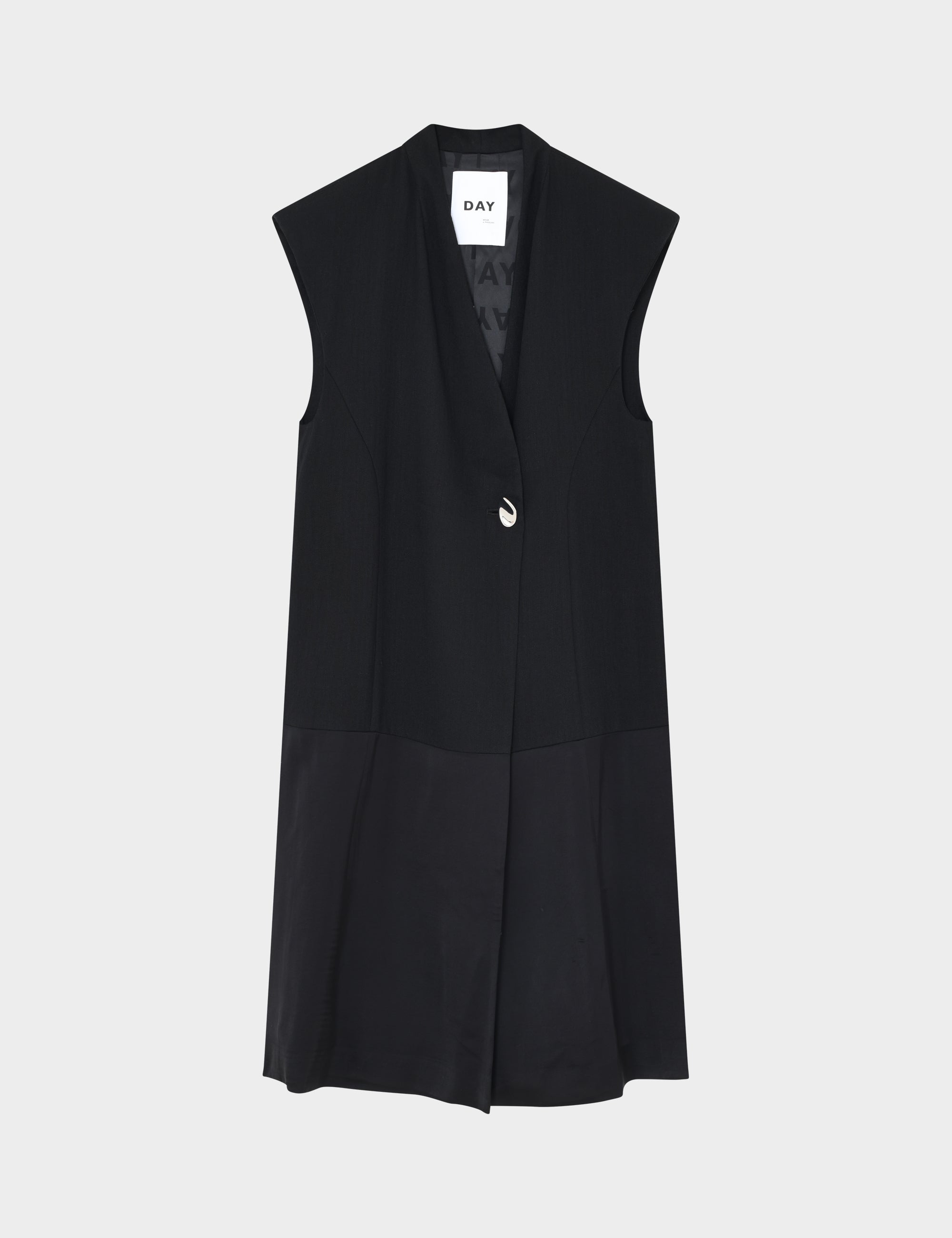 DAY Birger ét Mikkelsen Rorina - Contrast Linen - Vest Vest 190303 Black