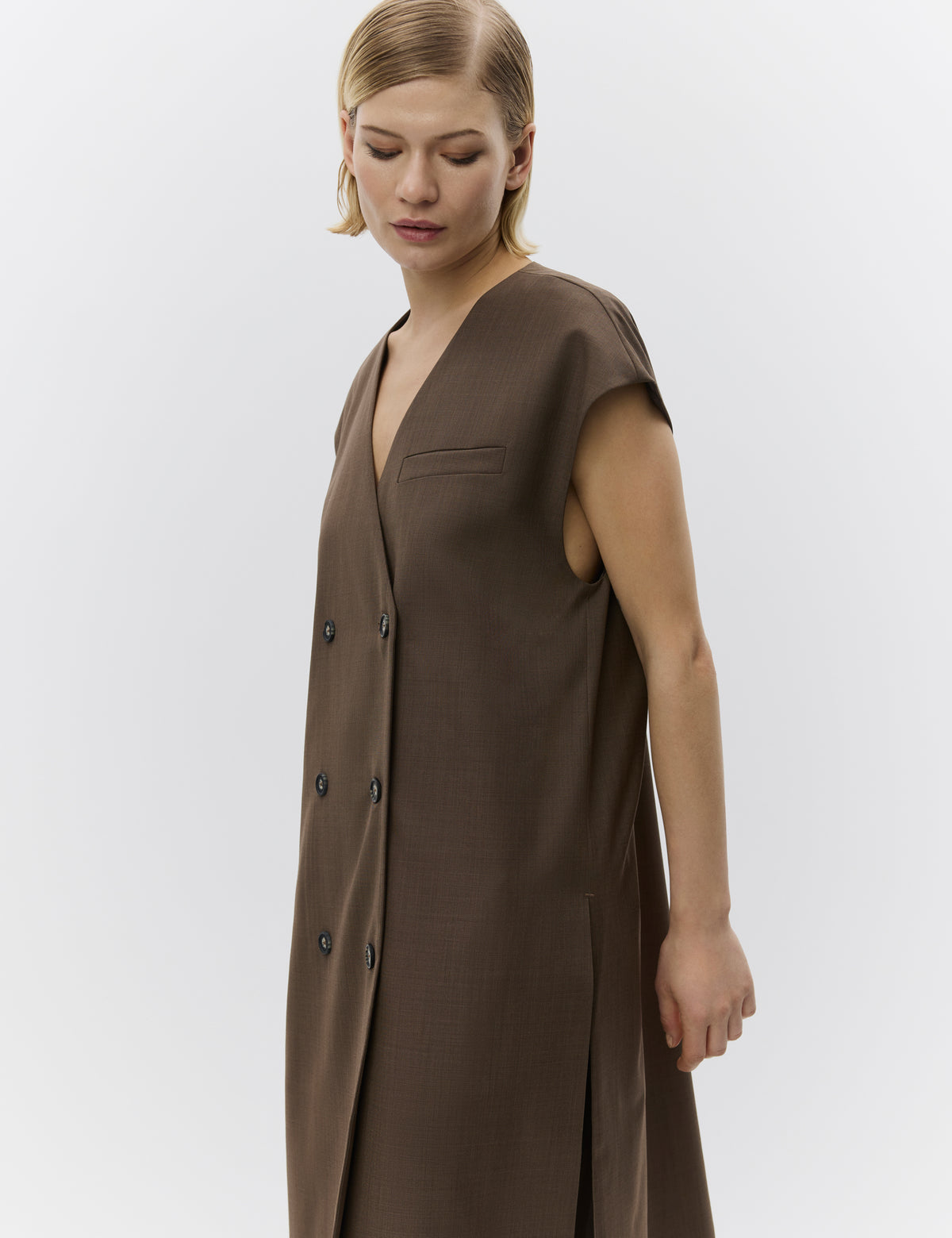 Rory - Classic Suiting - WREN MELANGE