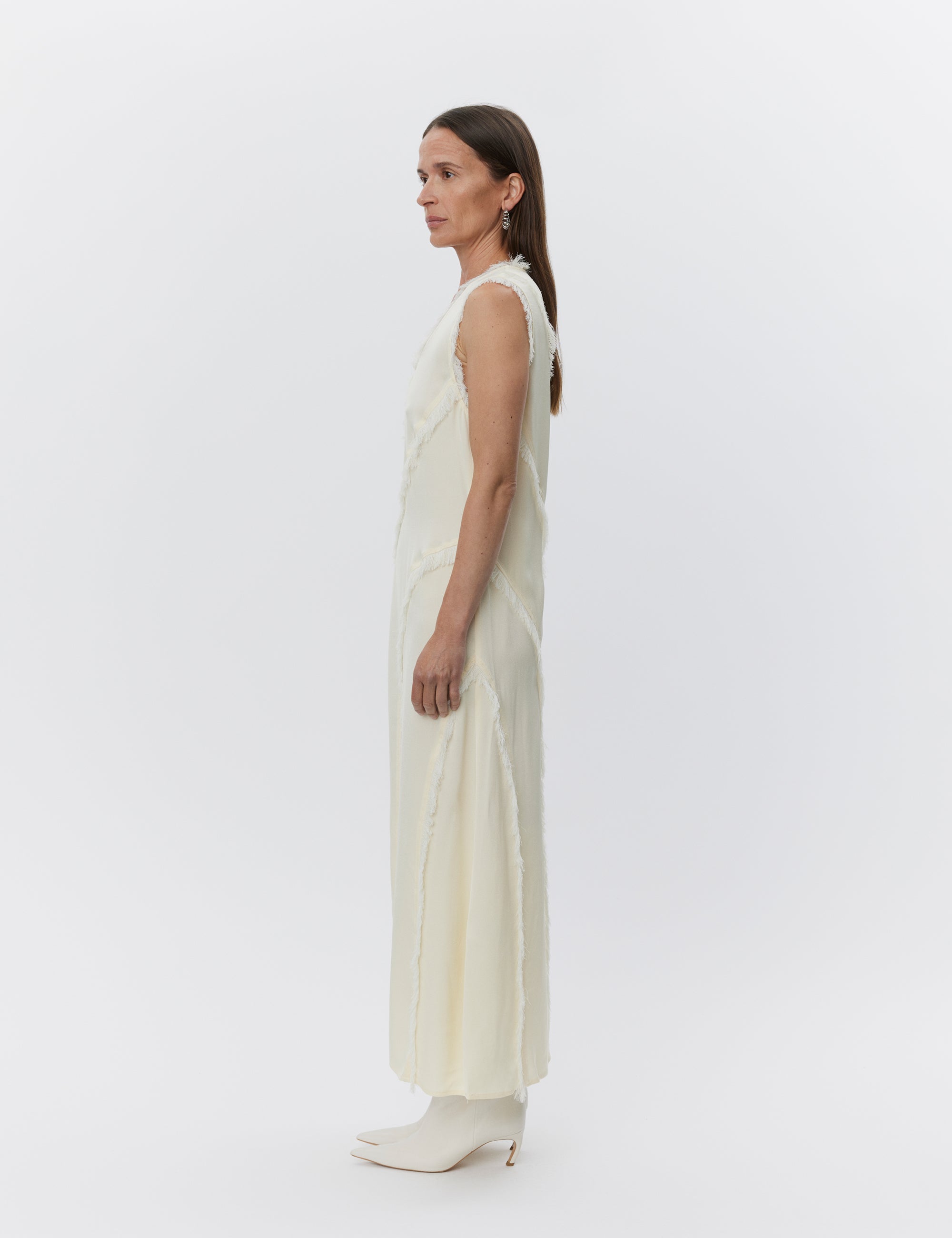 DAY Birger ét Mikkelsen Ryleigh - Matte Crepe Dress 110507 WINTER WHITE